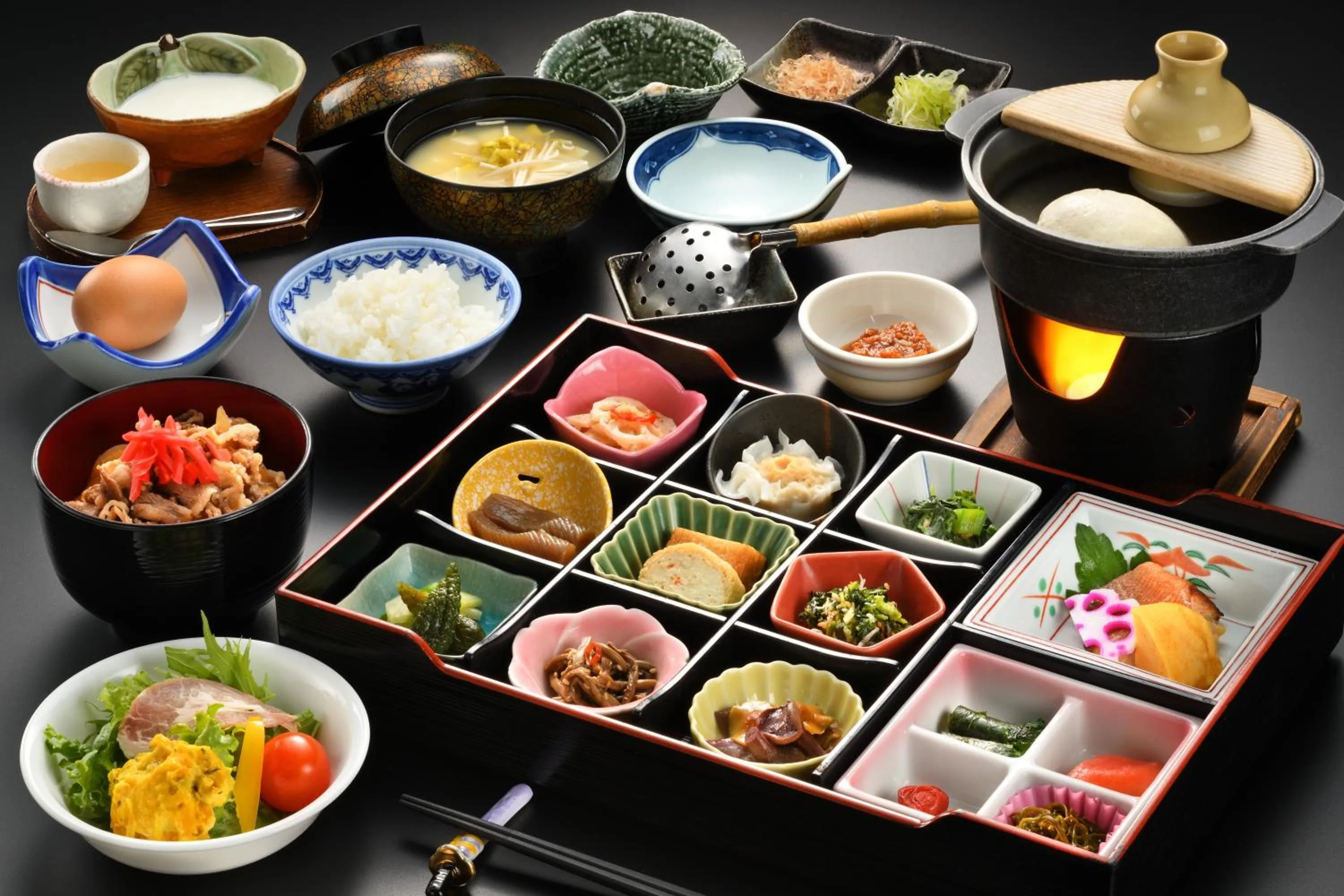 Breakfast in Onogawa Onsen Kajikaso