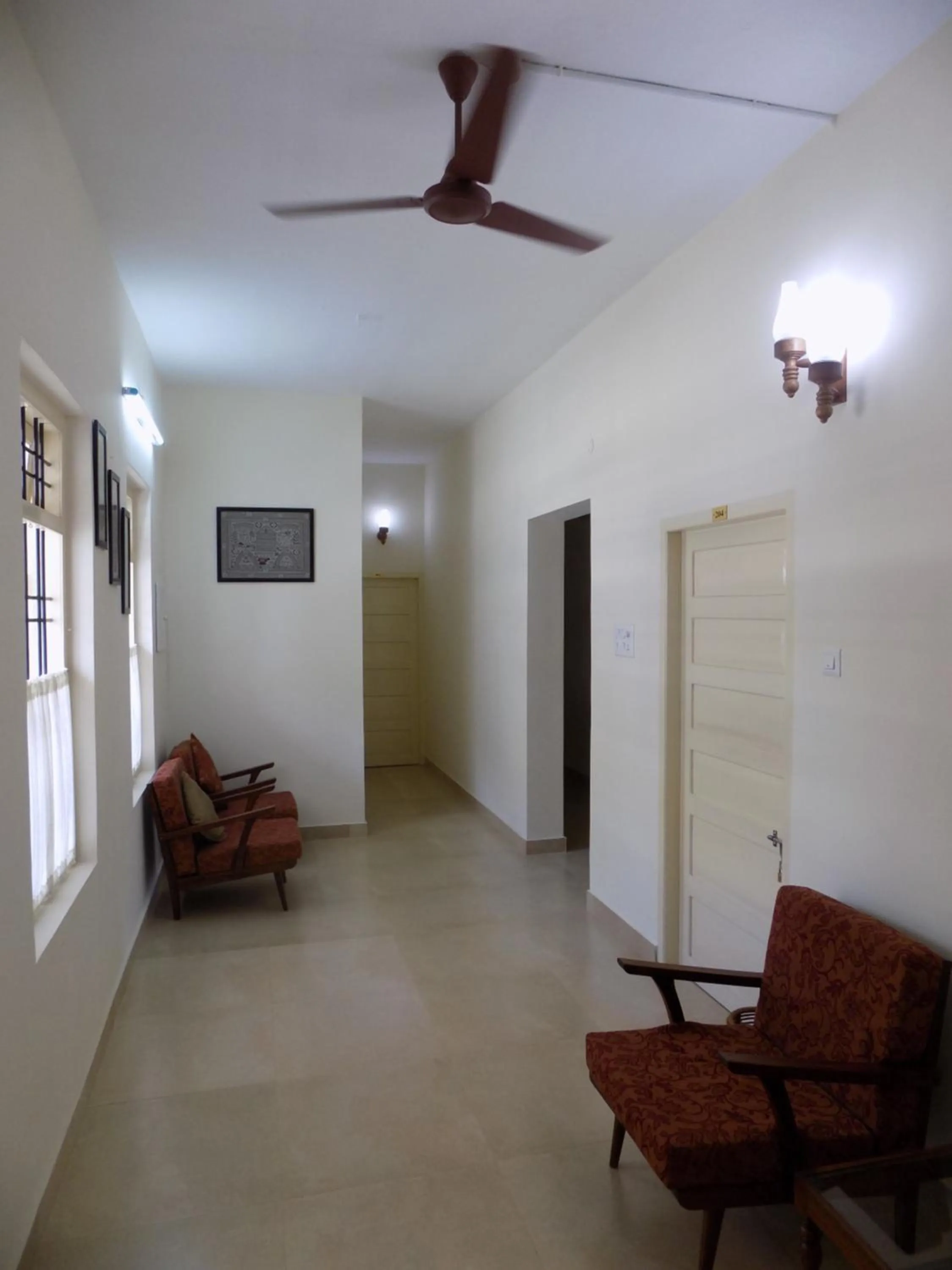 Seating area in Safire Residency
