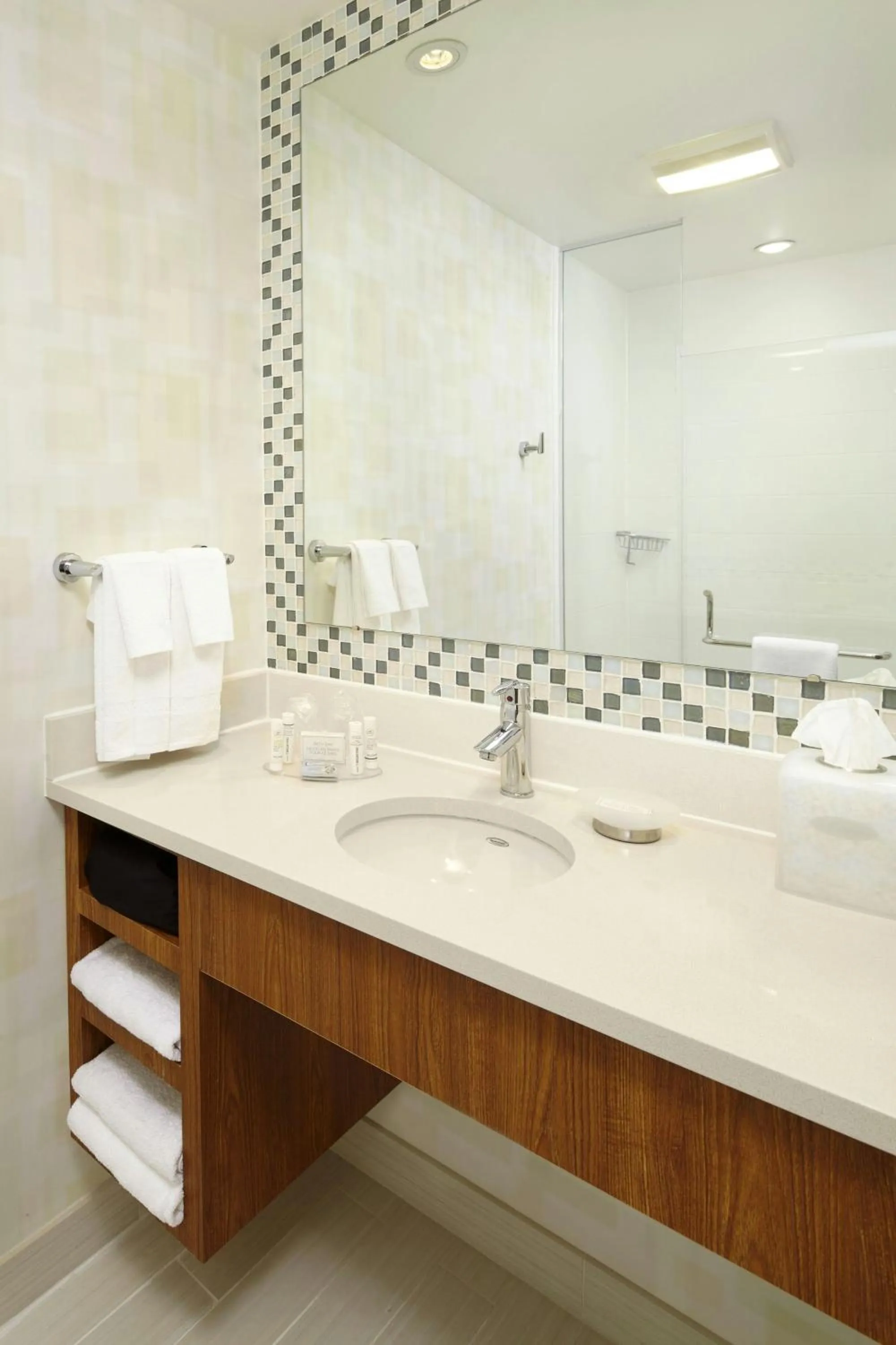 Bathroom in SpringHill Suites Houston Intercontinental Airport