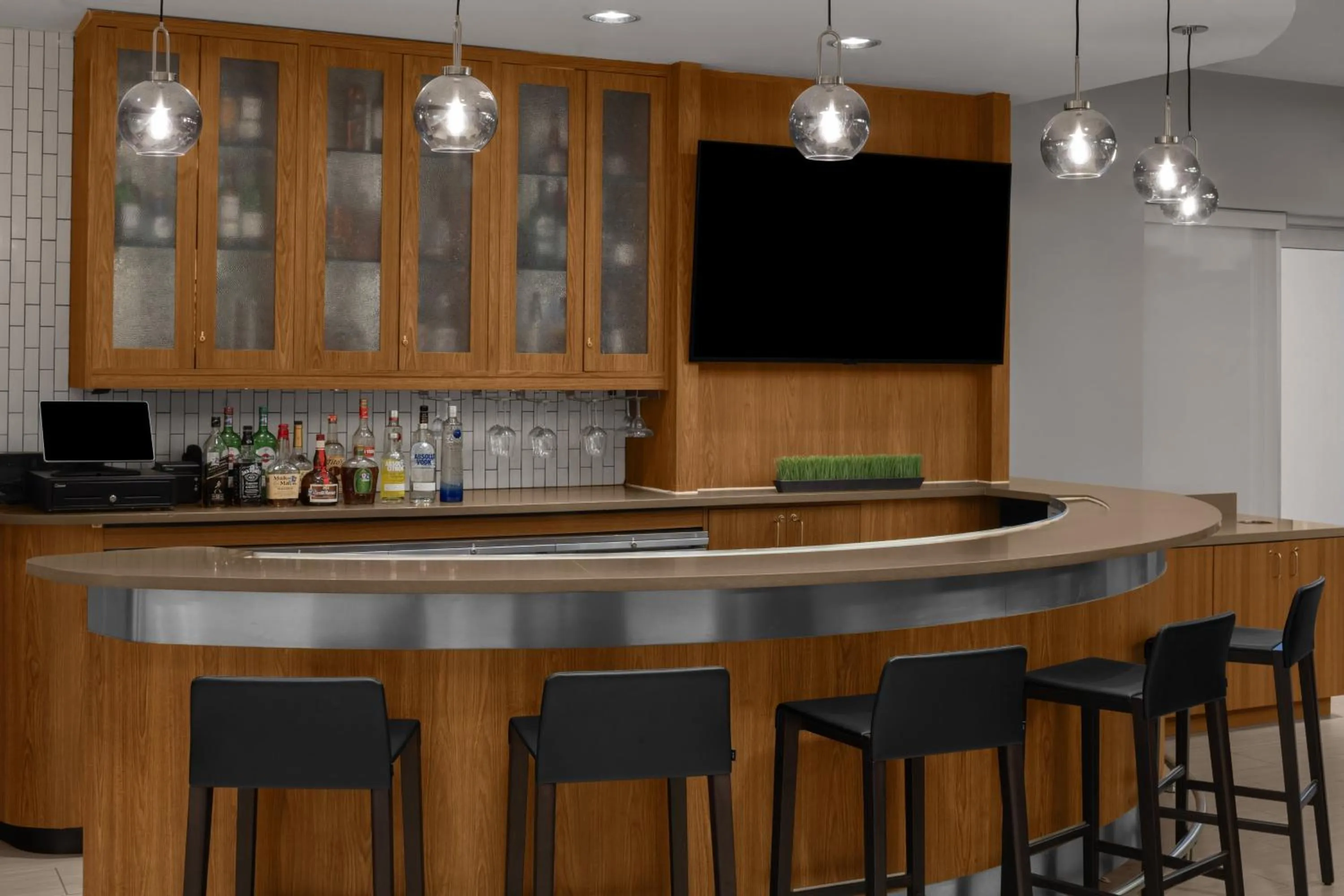 Lounge or bar in SpringHill Suites Houston Intercontinental Airport