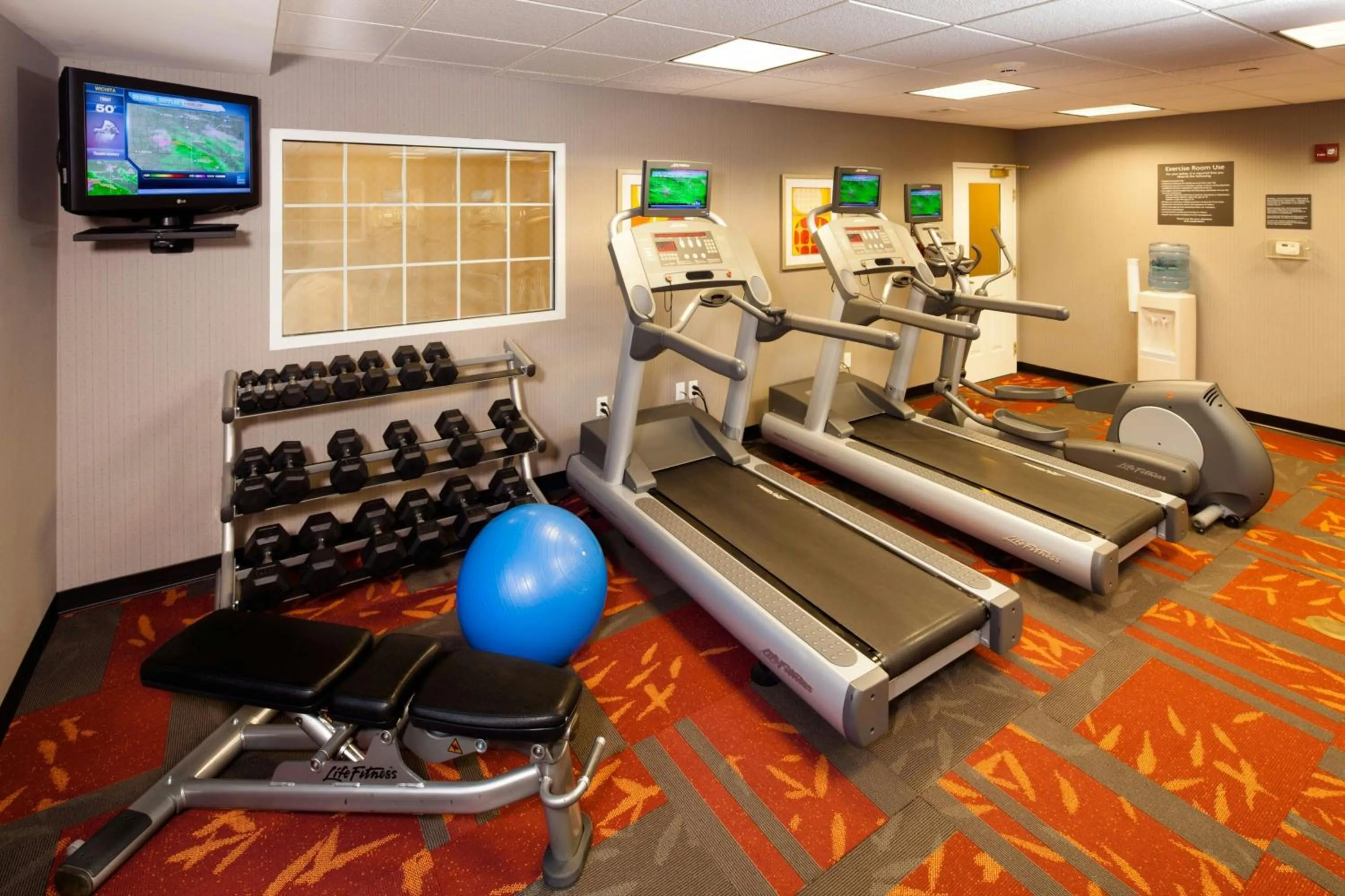Fitness centre/facilities in Residence Inn by Marriott Wichita East At Plazzio