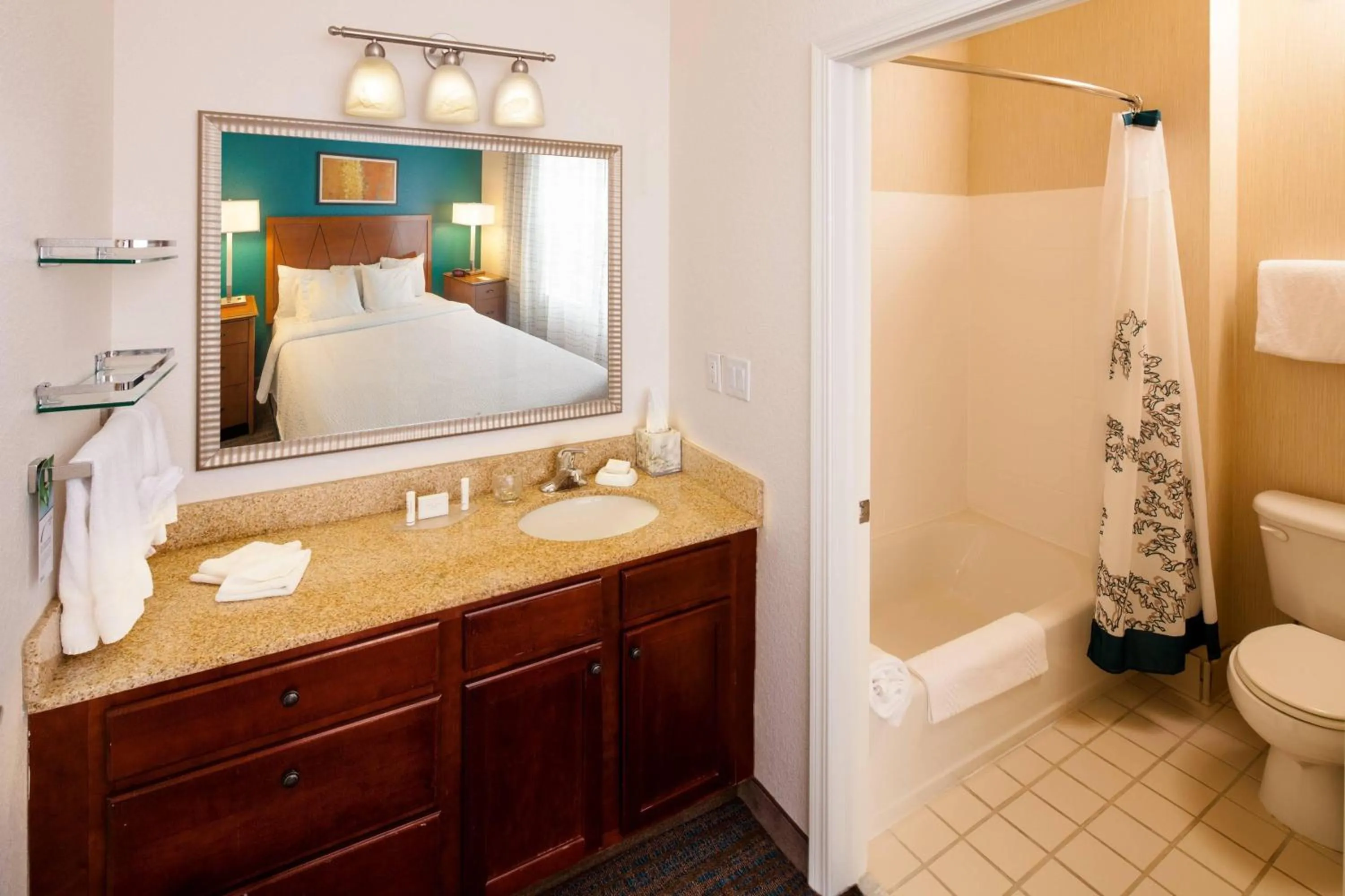 Bathroom in Residence Inn by Marriott Wichita East At Plazzio