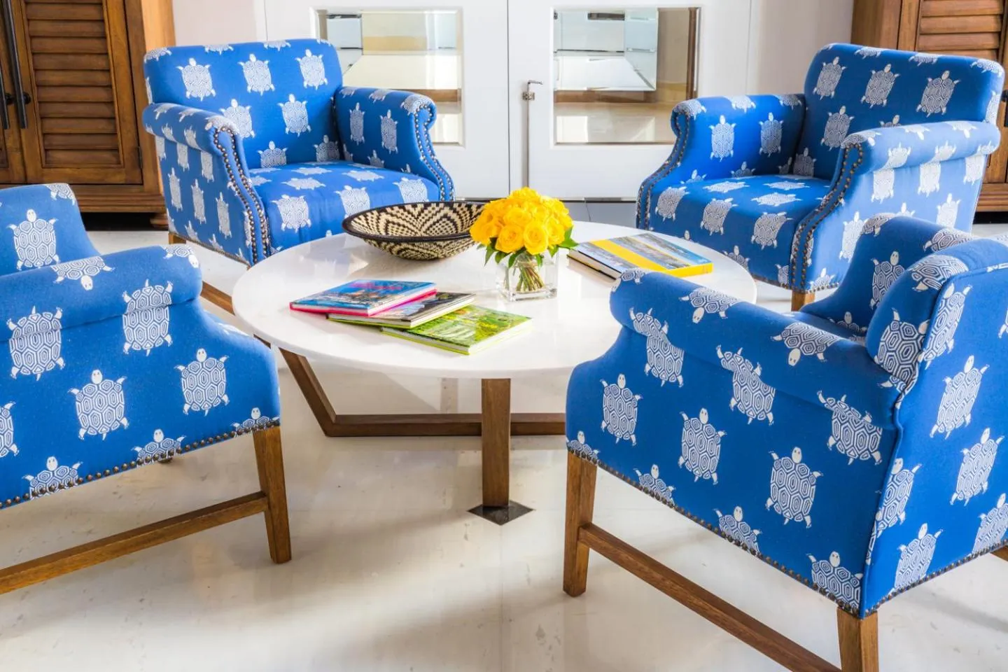 Living room in Casa La Merced by Mustique