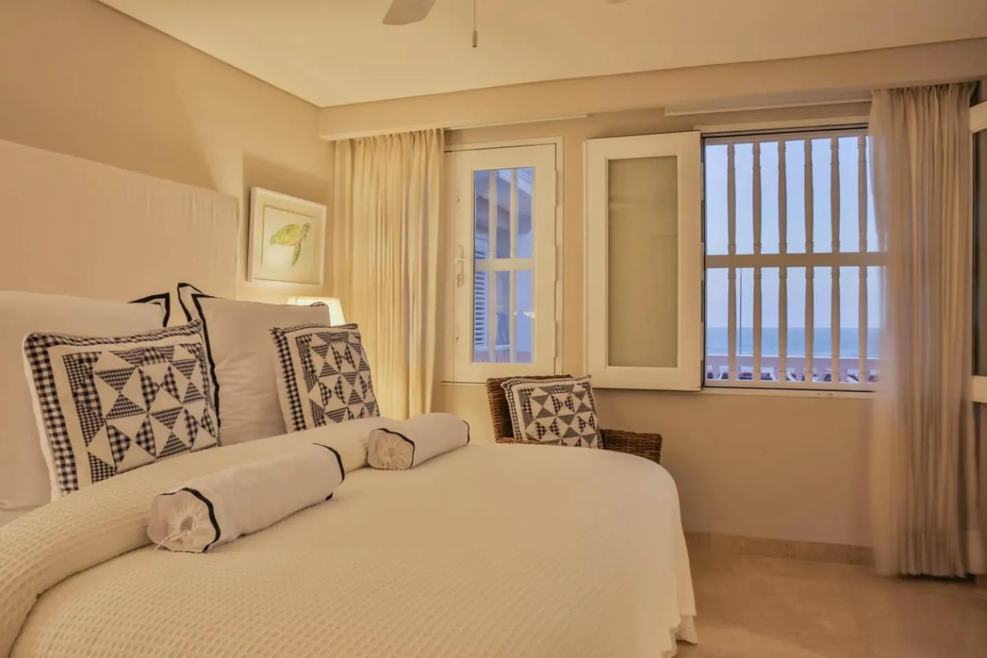 Bed in Casa La Merced by Mustique