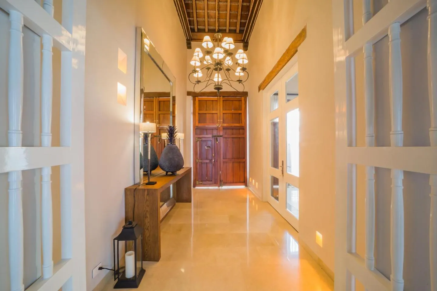 Lobby or reception in Casa La Merced by Mustique