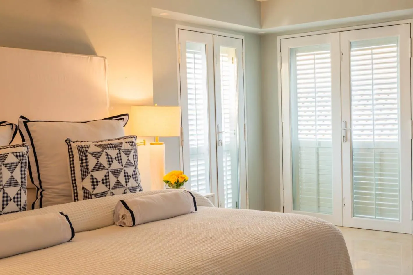 Bed in Casa La Merced by Mustique