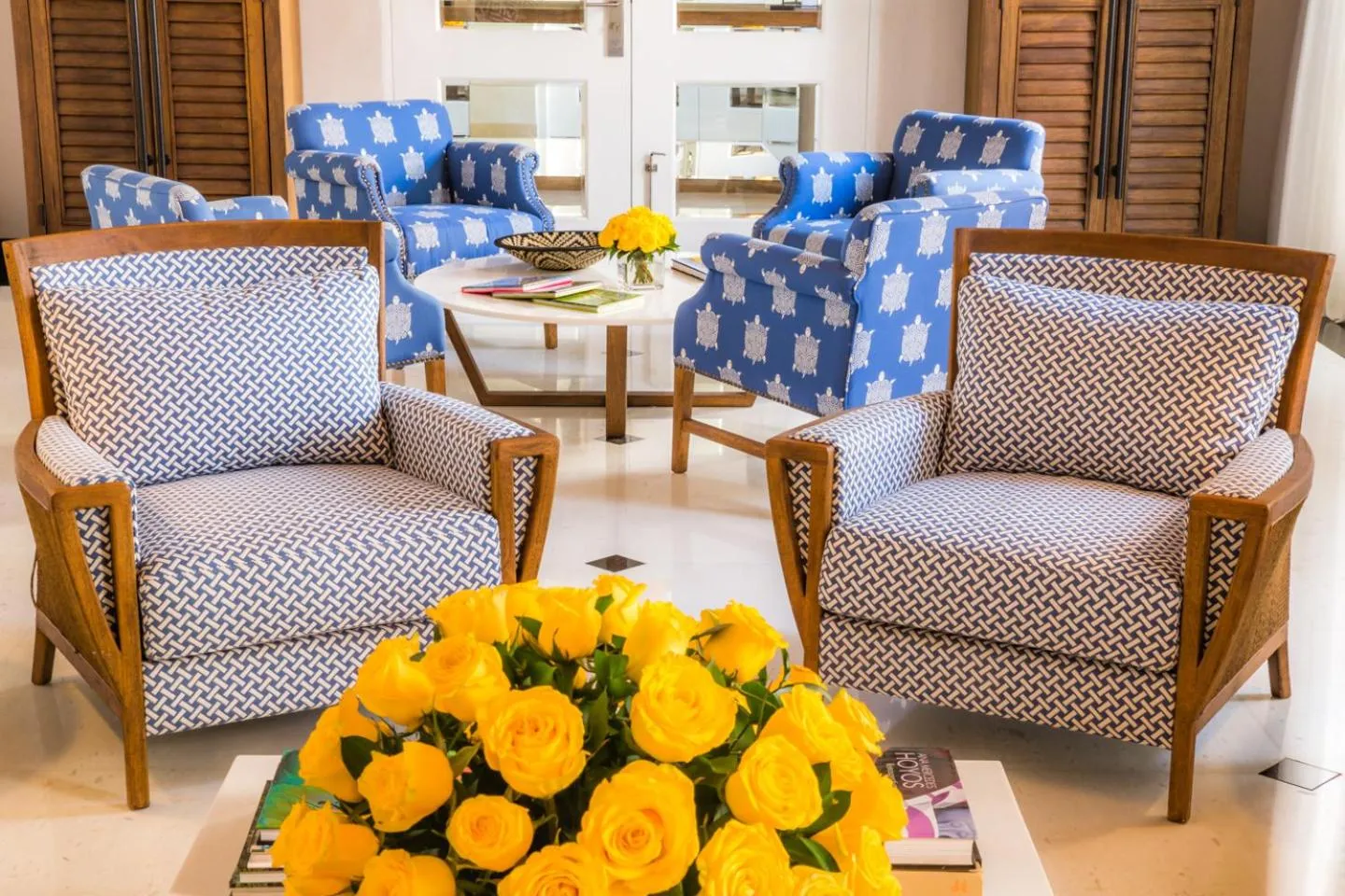 Living room in Casa La Merced by Mustique