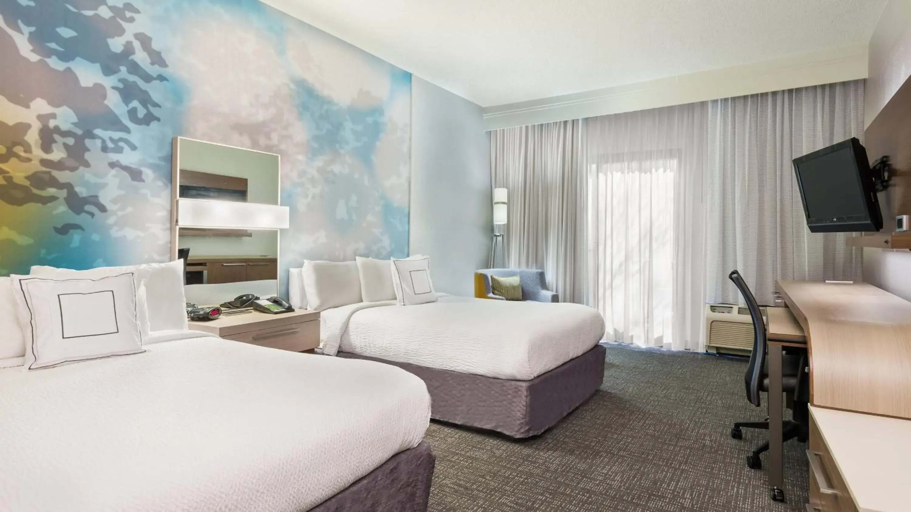 Double Room with Two Double Beds in Courtyard by Marriott Wilmington/Wrightsville Beach Double Room with Two Double Beds in Courtyard by Marriott Wilmington/Wrightsville Beach