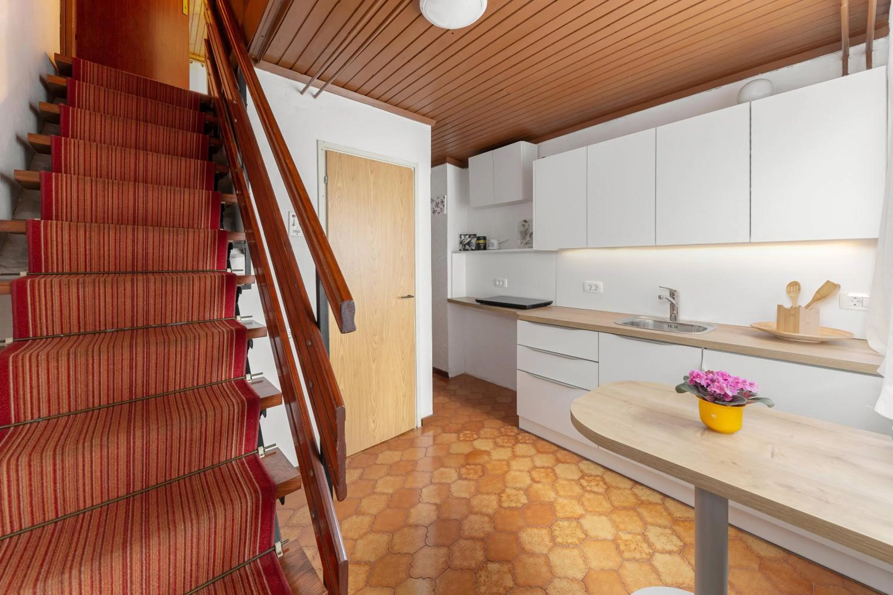 Kitchen or kitchenette in Apartma Franko