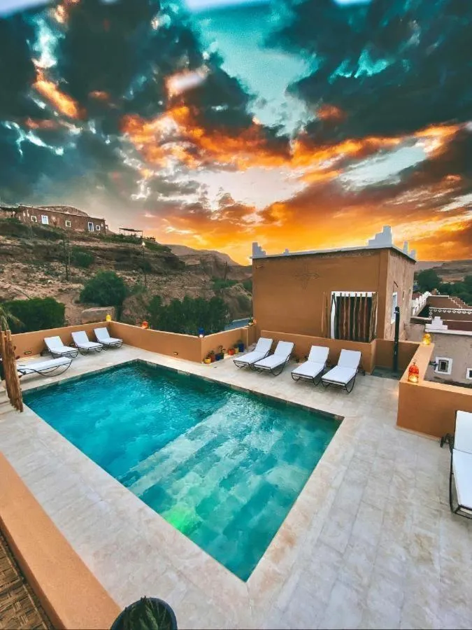 Garden in Kasbah Isfoula and Spa