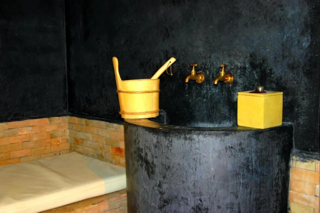 Garden in Kasbah Isfoula and Spa