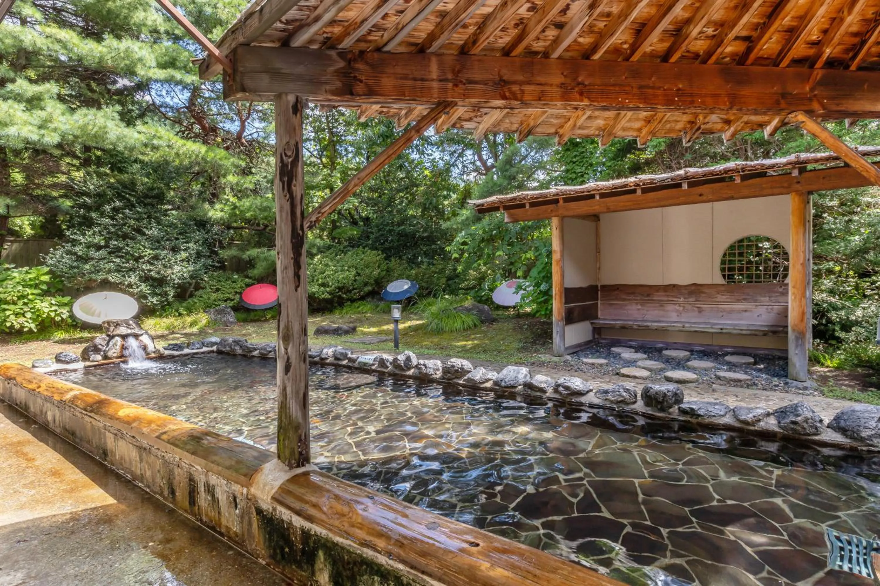 Hot Spring Bath in KAMENOI HOTEL Akita Yuze