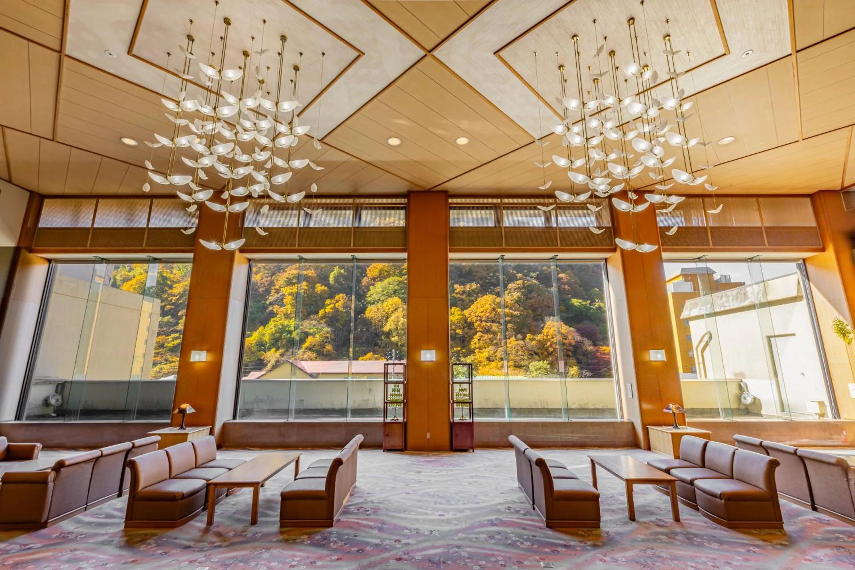 Lobby or reception in KAMENOI HOTEL Akita Yuze