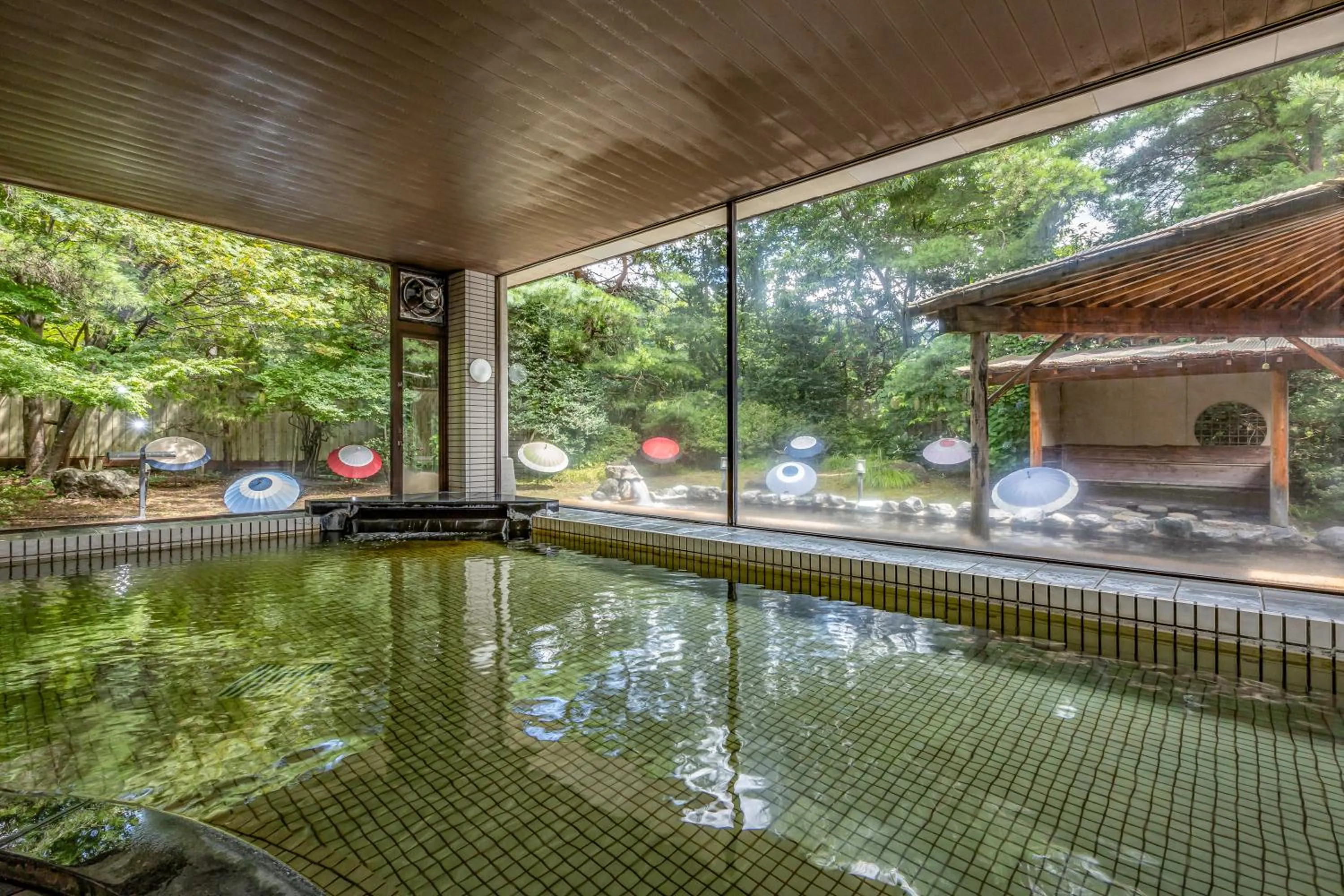 Hot Spring Bath in KAMENOI HOTEL Akita Yuze