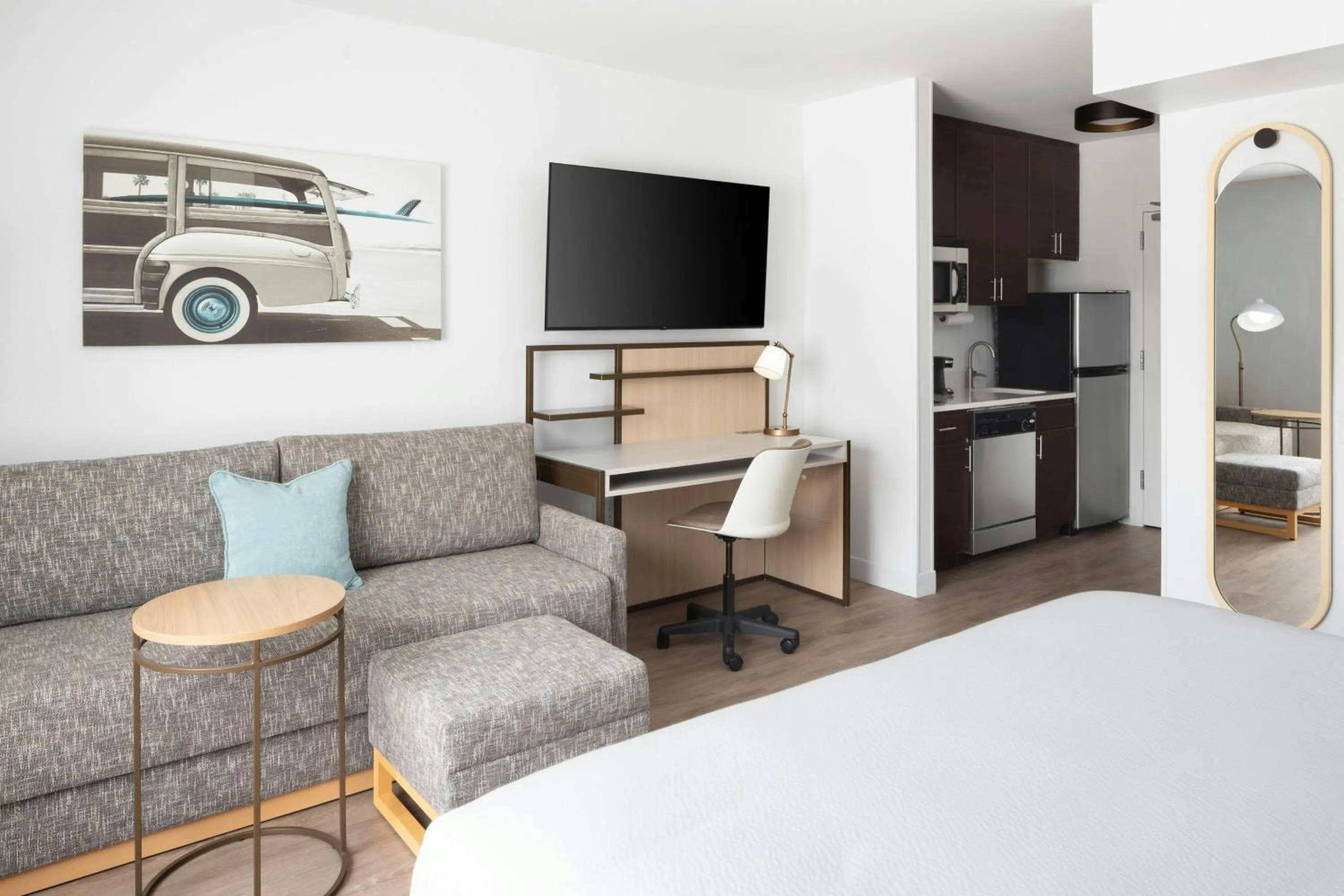 Bedroom, Bed in TownePlace Suites Wilmington Wrightsville Beach