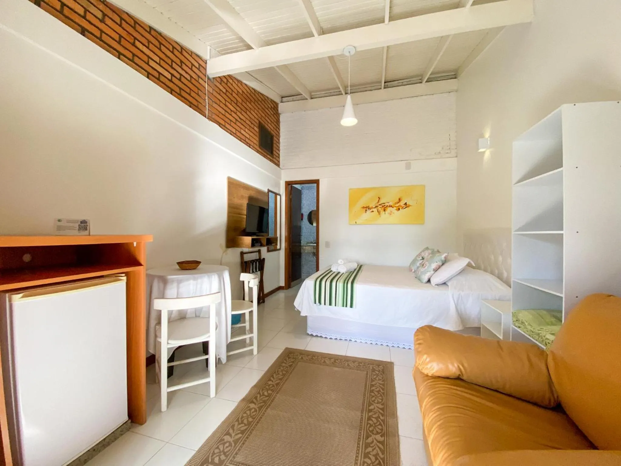 Bed in Pousada Palmeiras