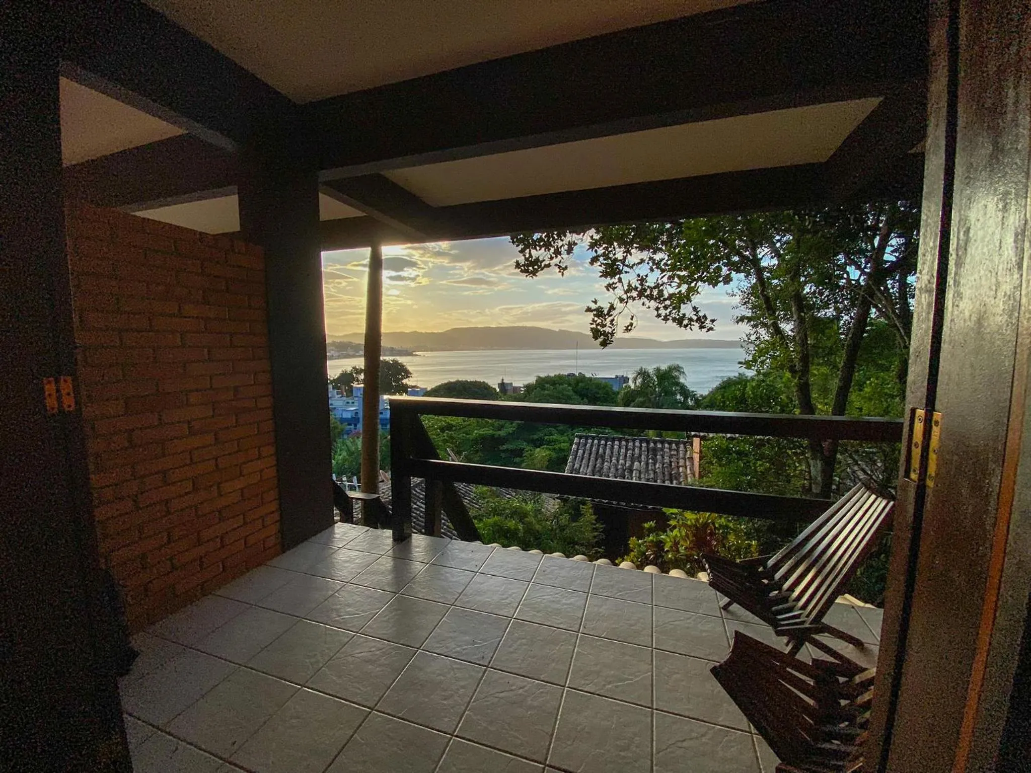 Balcony/Terrace in Pousada Palmeiras