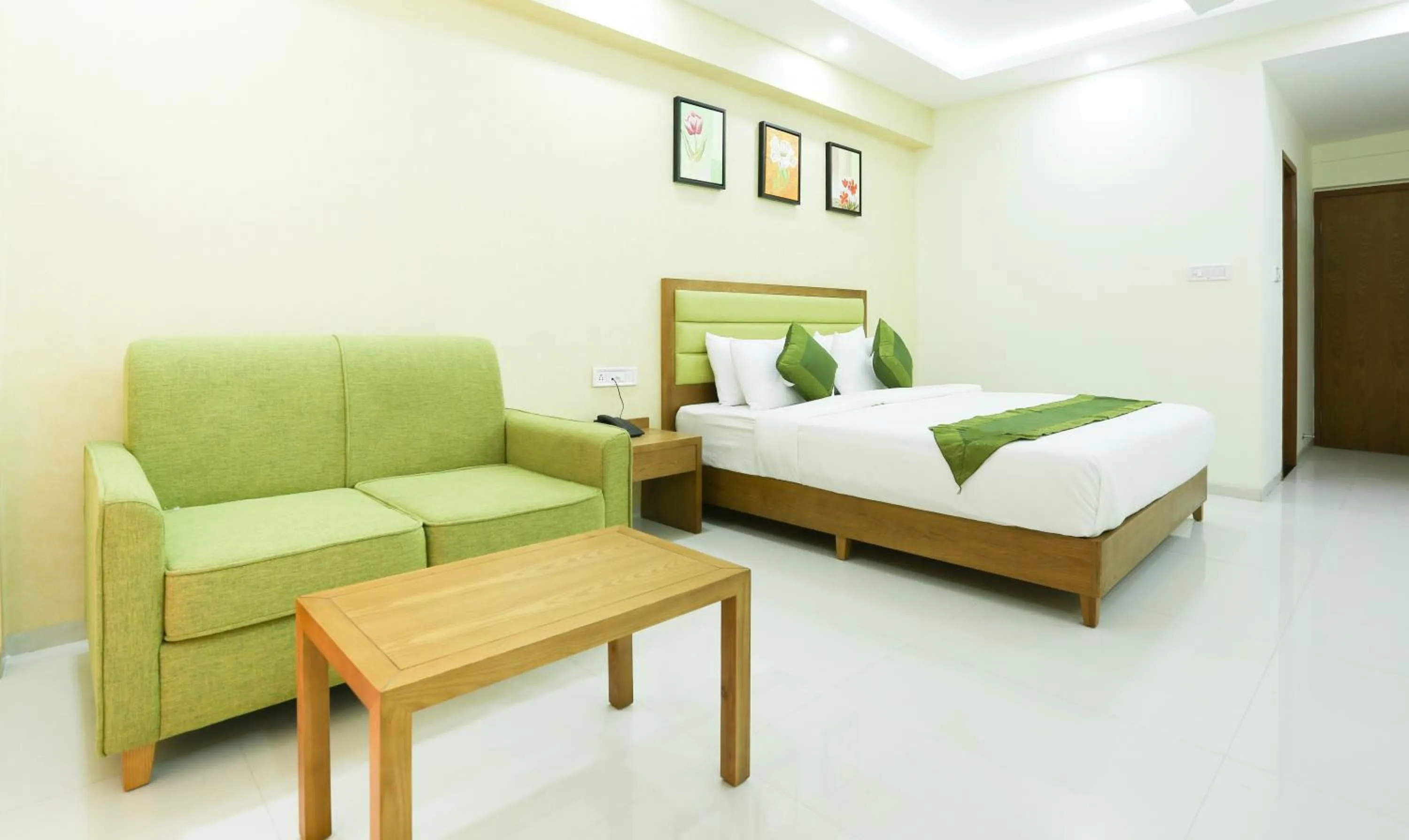 Bedroom, Bed in Treebo The Galaxy Bommasandra