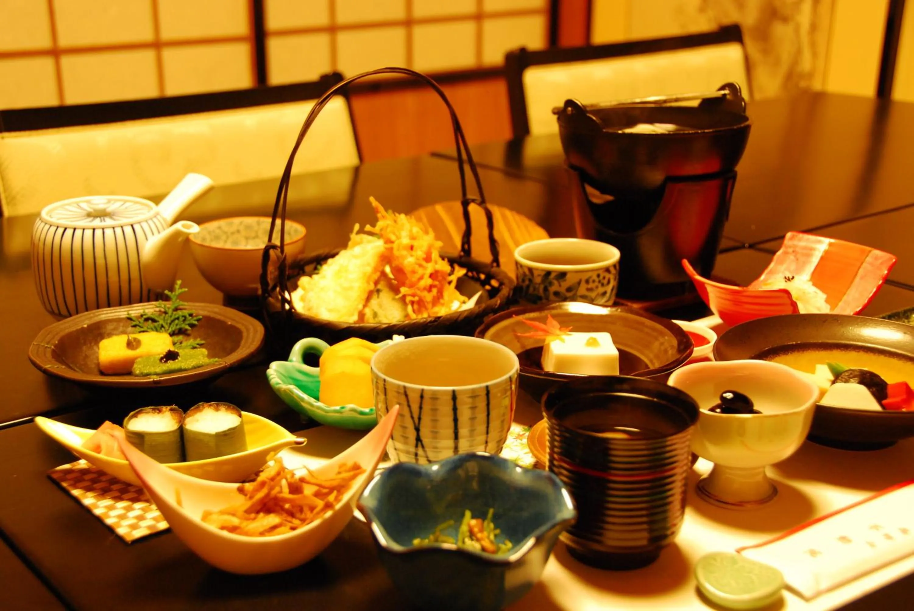 Dinner in 高野山 宿坊 不動院 -Koyasan Shukubo Fudoin-