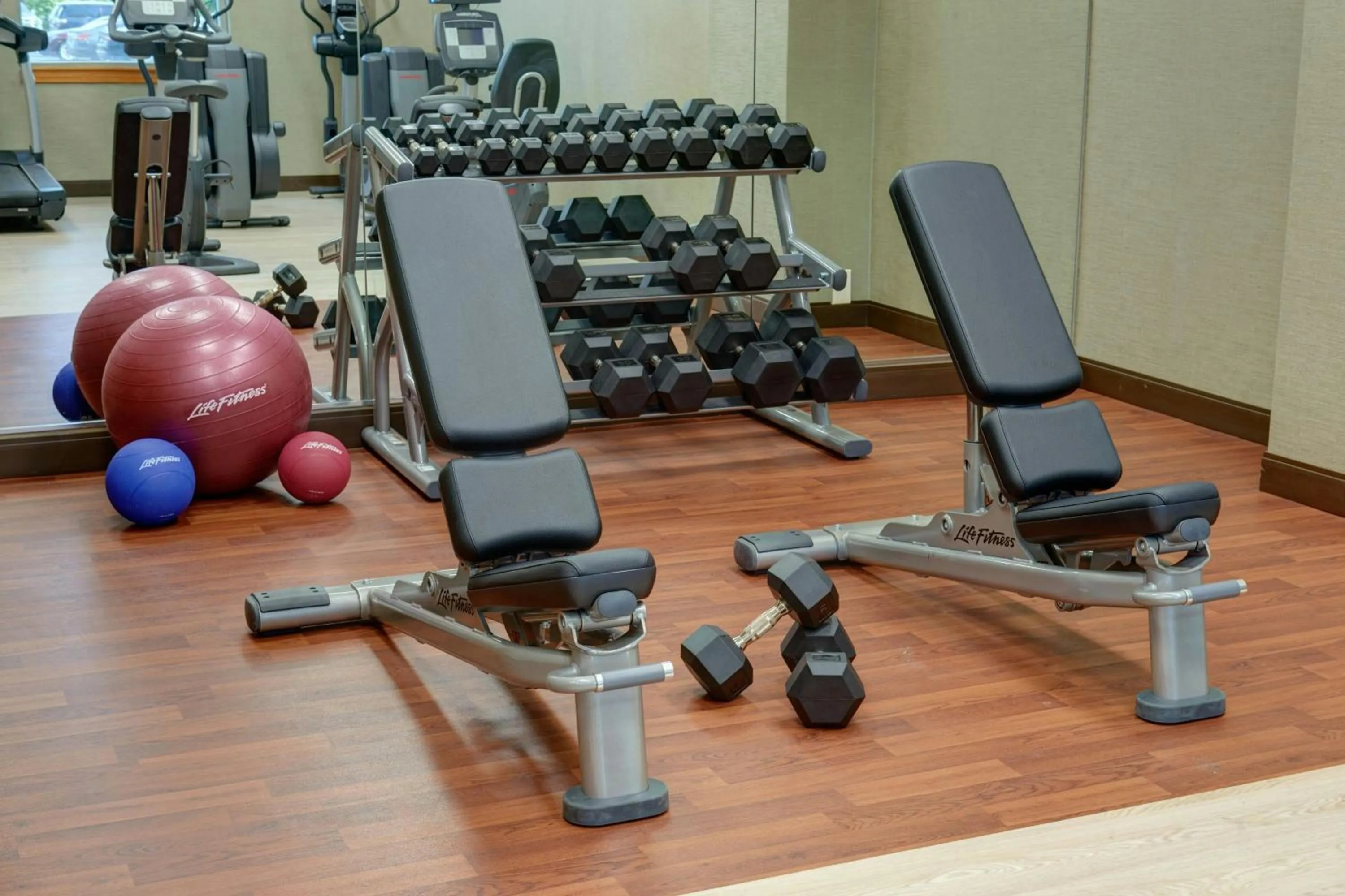 Fitness centre/facilities in Marriott Indianapolis North