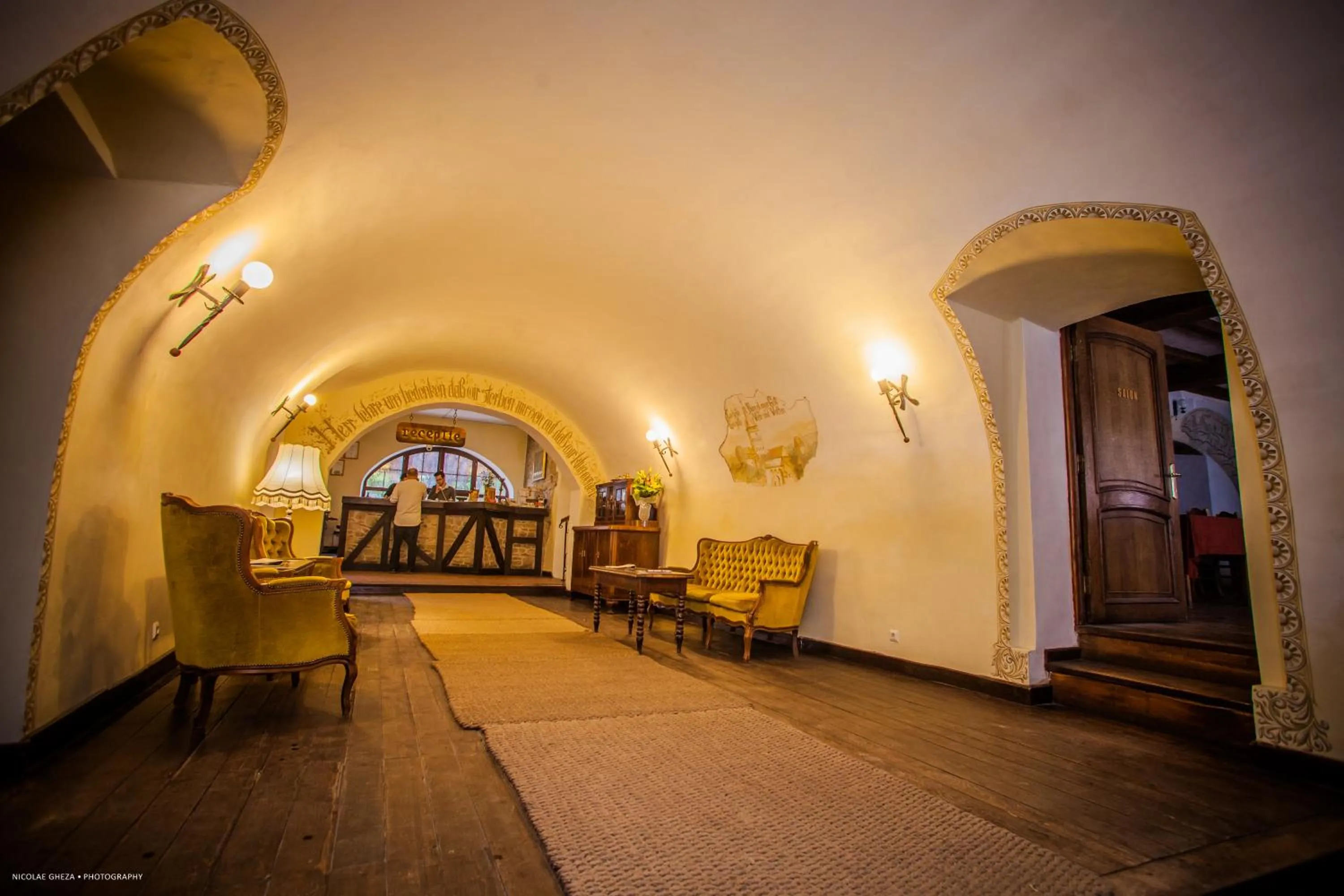 Lobby or reception in Hotel Sighişoara