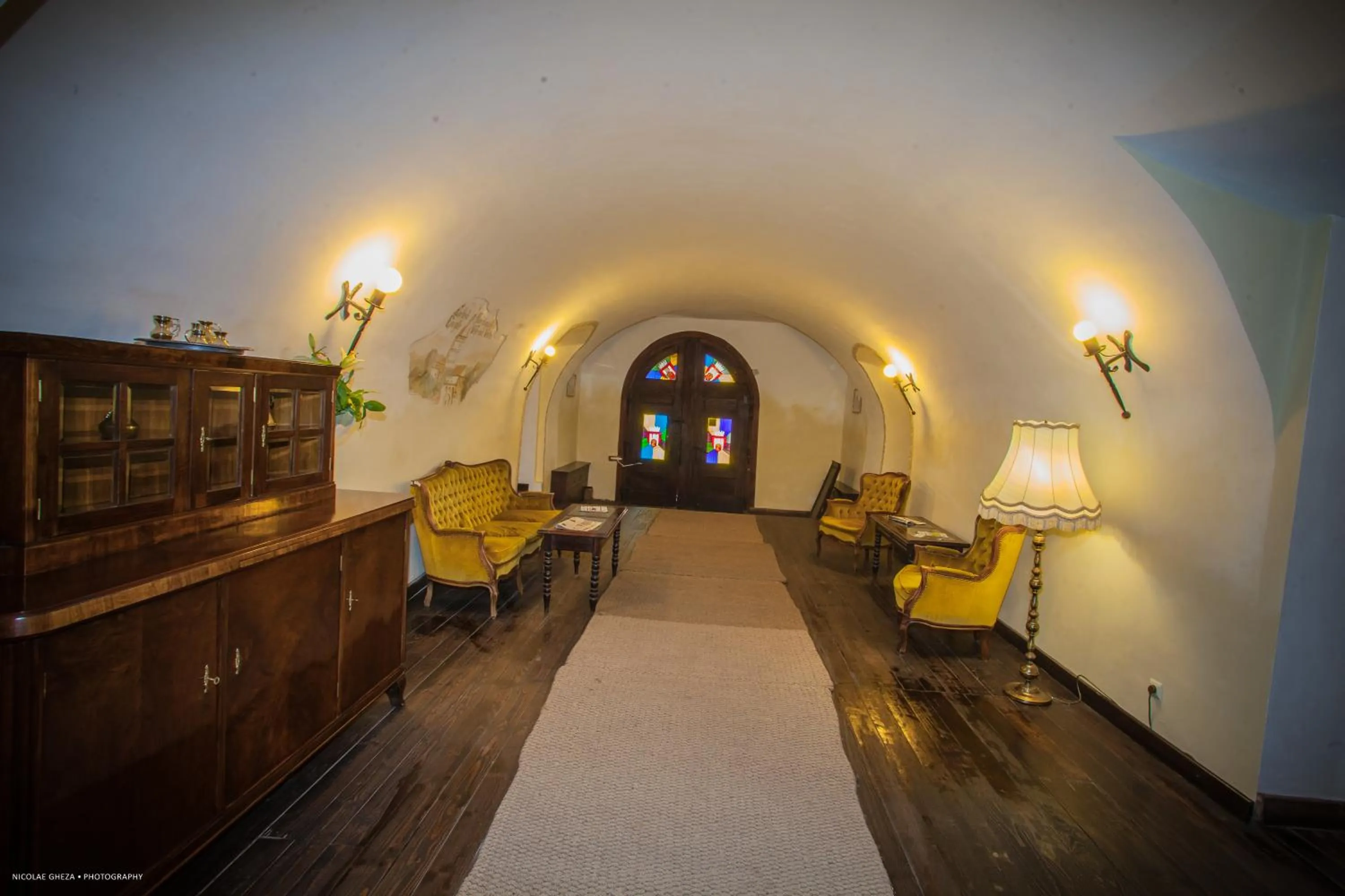 Lobby or reception, Bed in Hotel Sighişoara