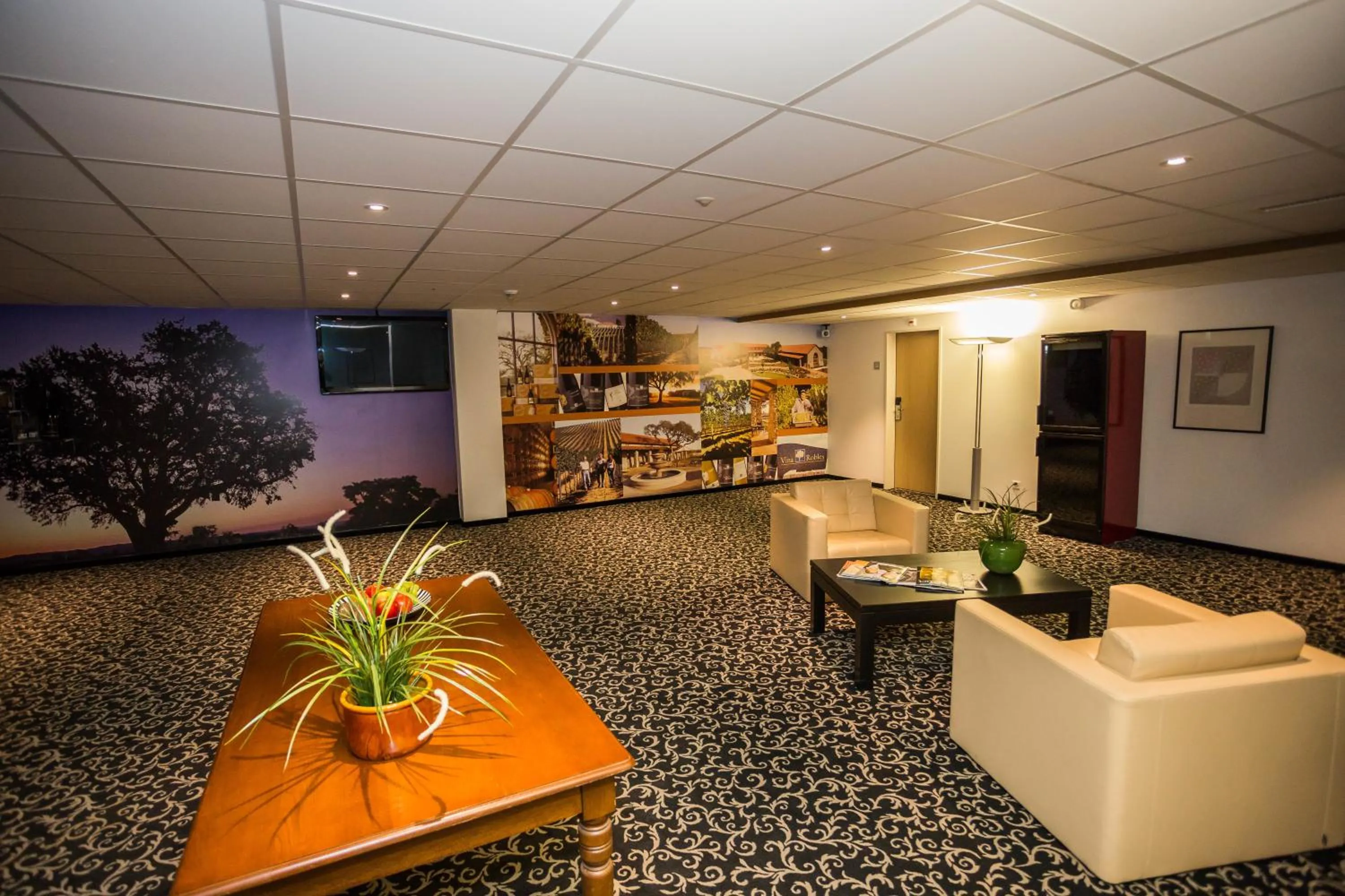 Communal lounge/ TV room in Hotel Höri Inn