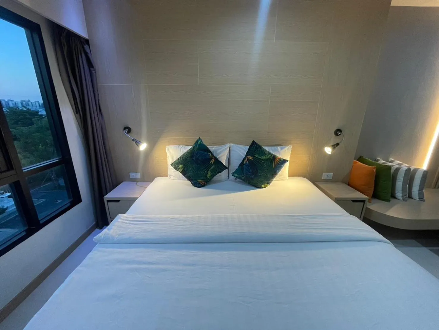 Bed in Bangkok Boutique Resort Rangsit
