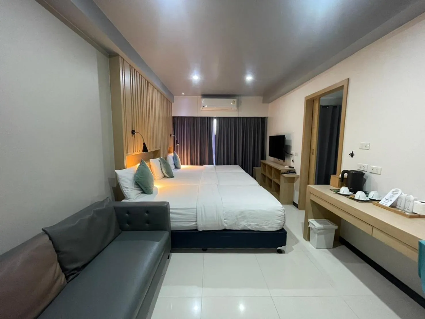 Bed in Bangkok Boutique Resort Rangsit
