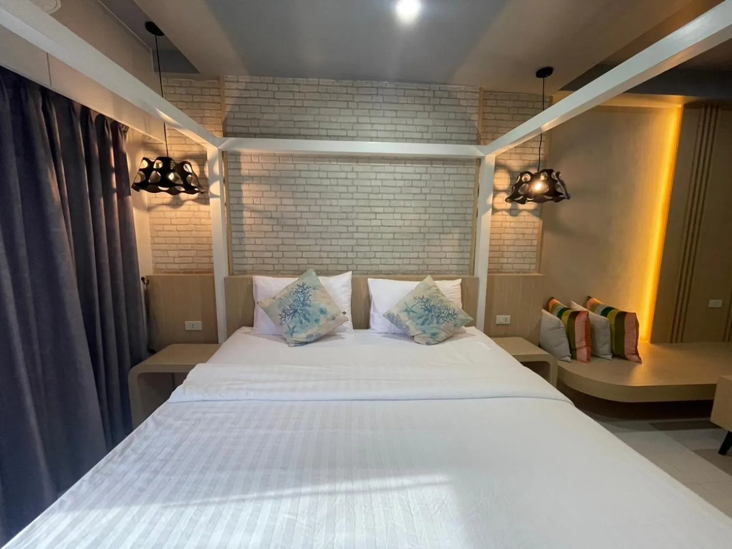 Bed in Bangkok Boutique Resort Rangsit