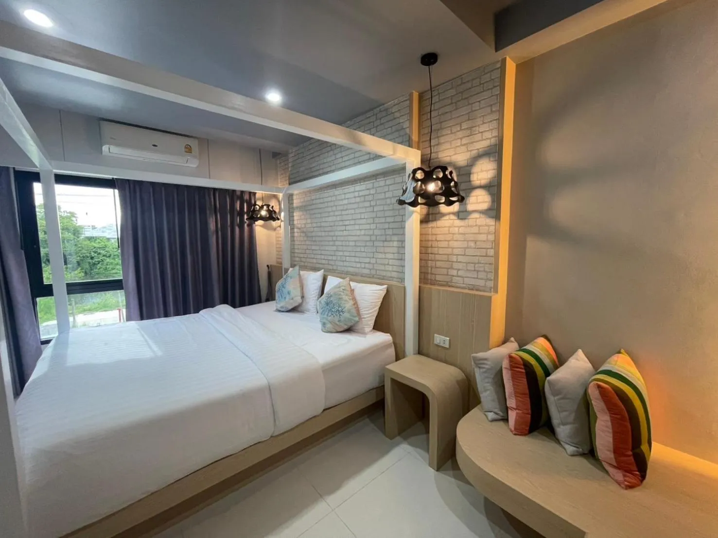 Bed in Bangkok Boutique Resort Rangsit