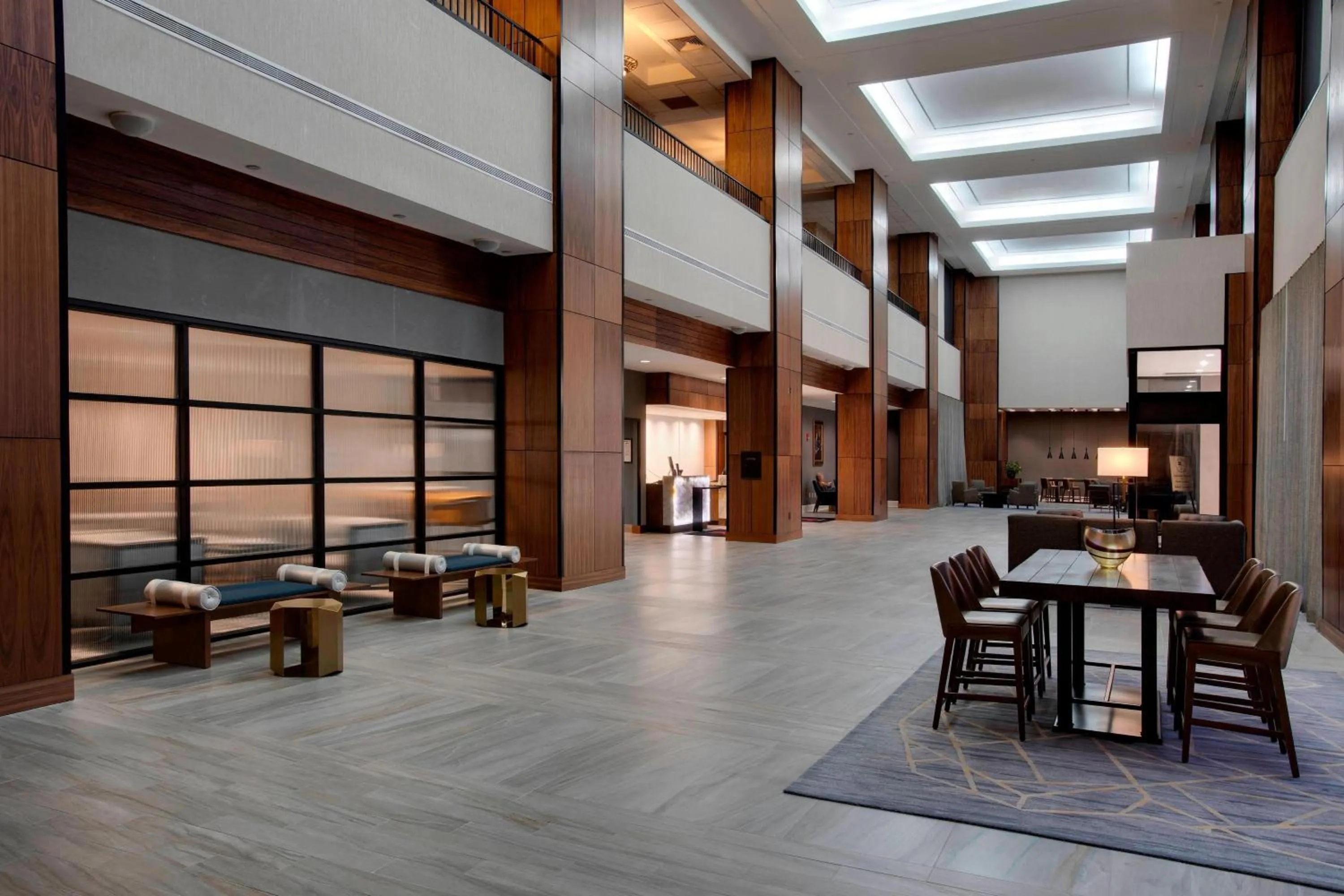 Lobby or reception in Winston-Salem Marriott