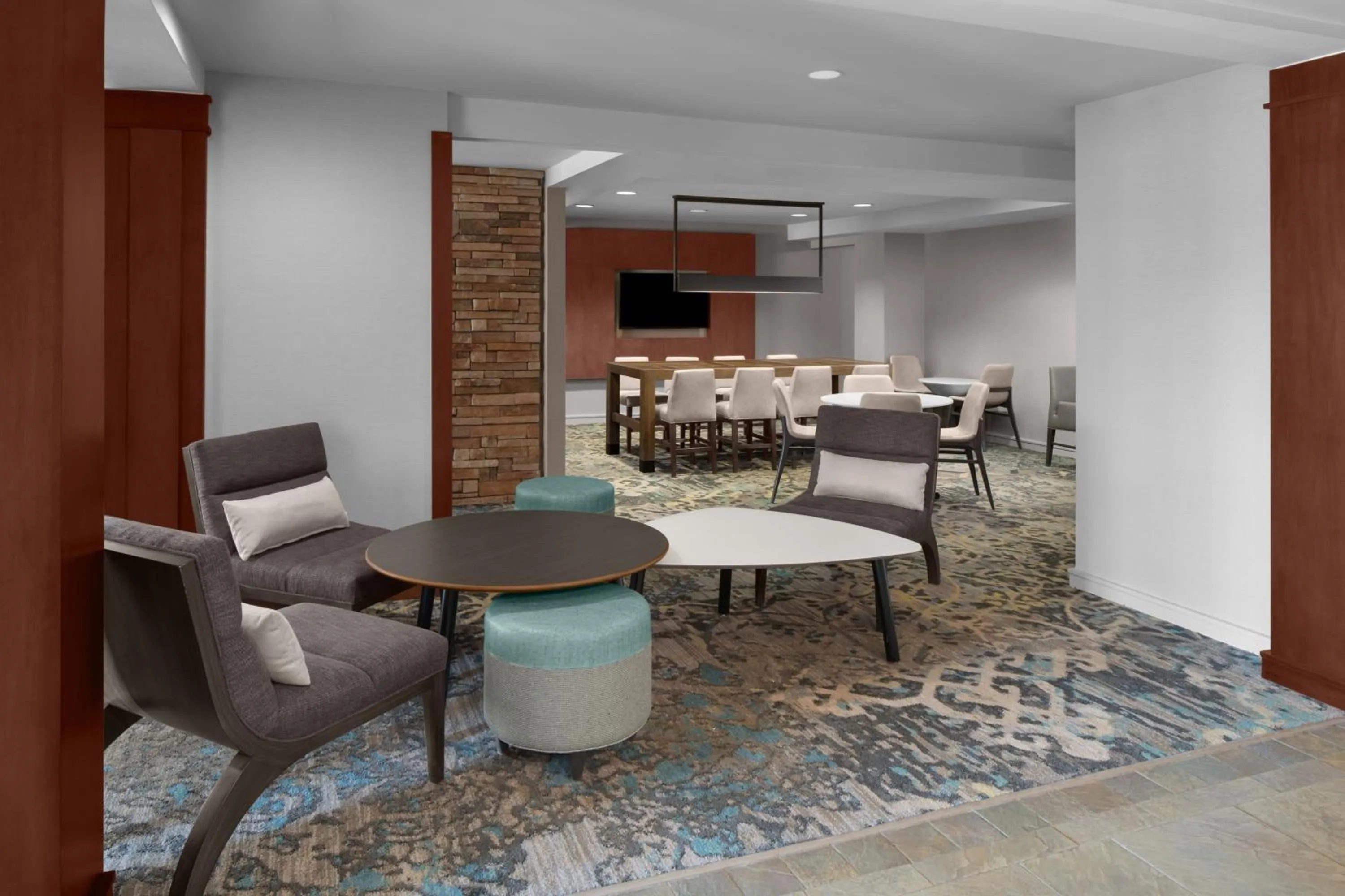 Lobby or reception in Residence Inn Long Island Holtsville