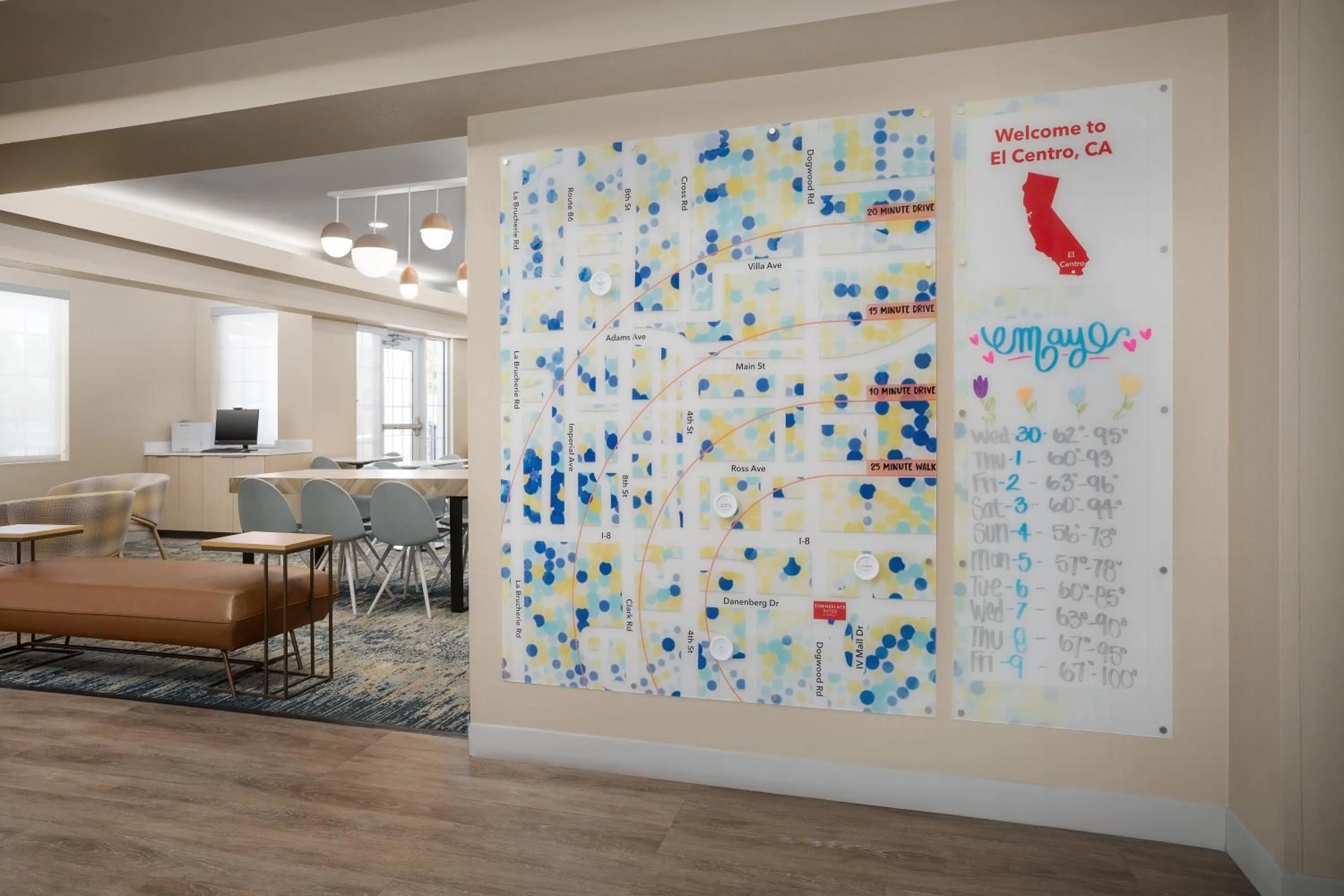 Lobby or reception in TownePlace Suites El Centro