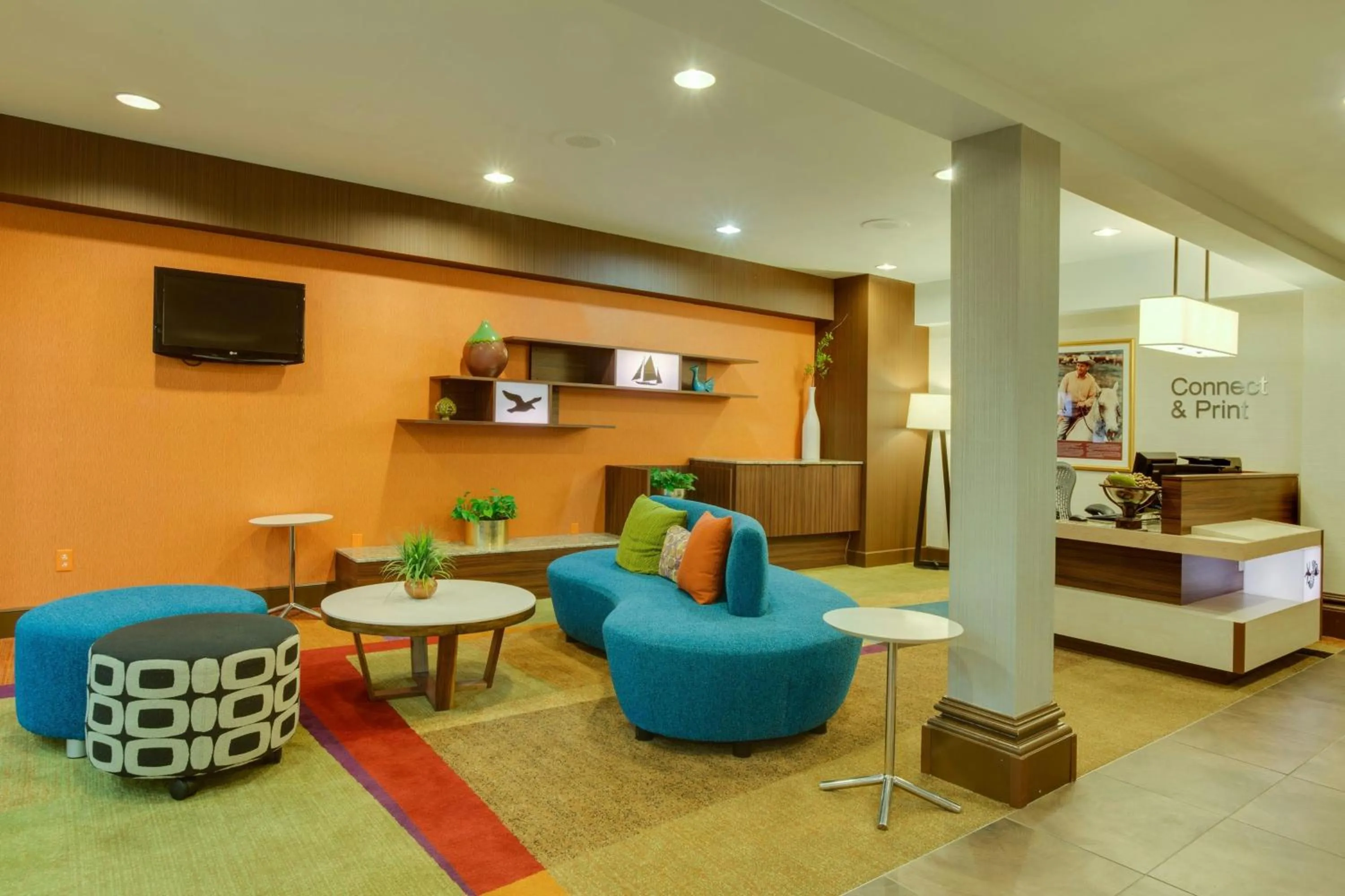 Lobby or reception in Fairfield Inn & Suites Jacksonville Airport