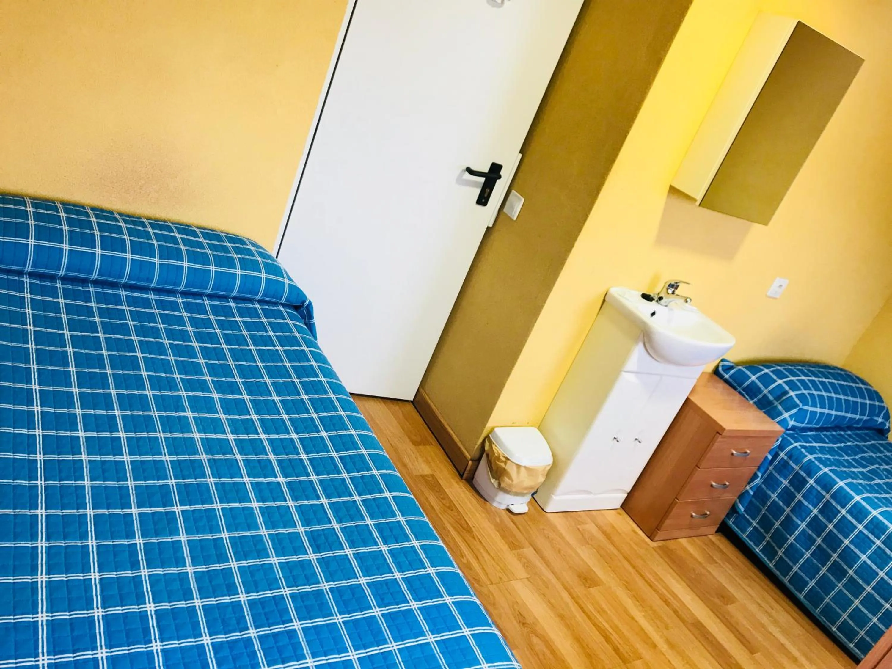 Bed in Pensión la Estación