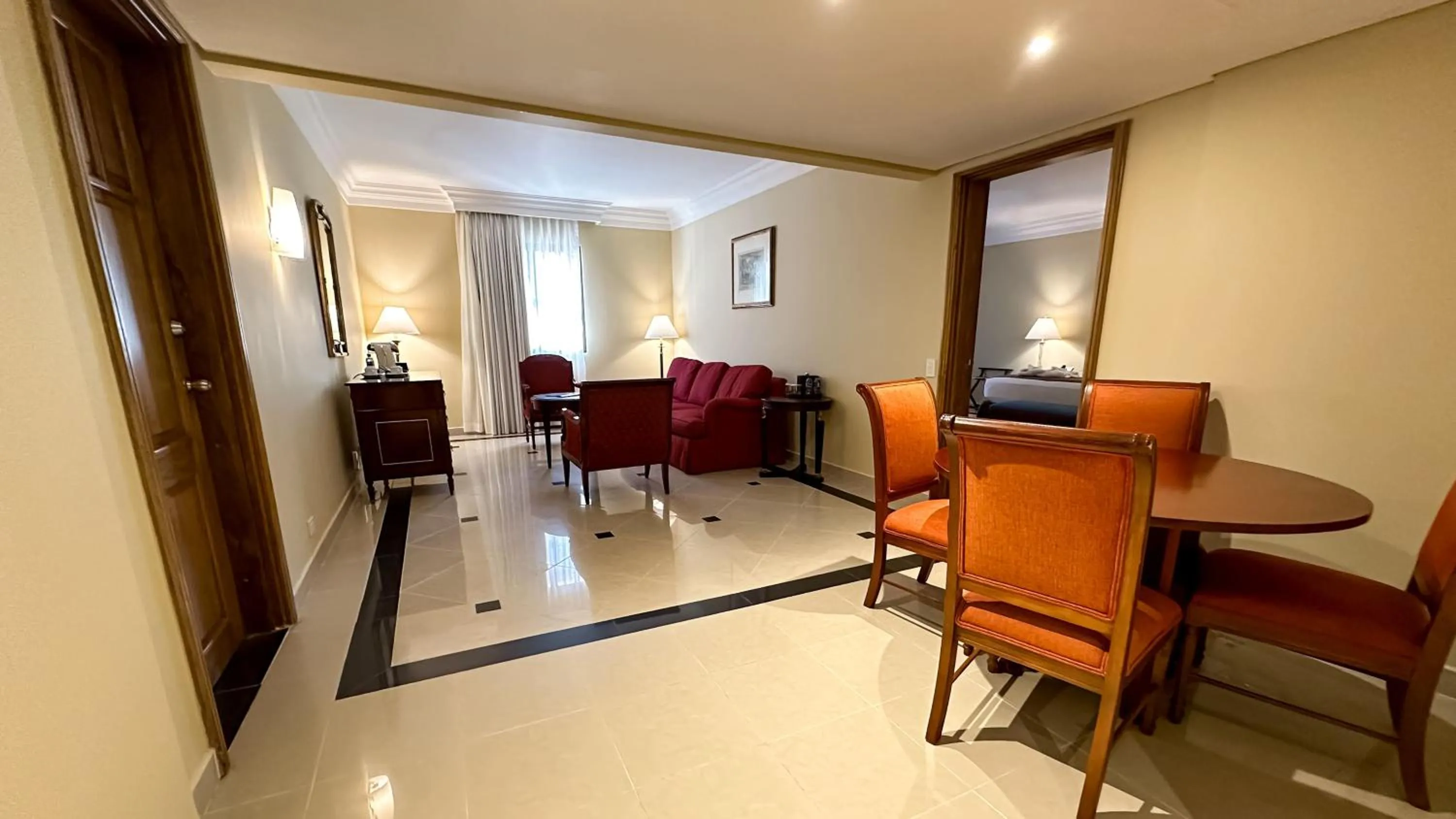 Seating area in Hotel El Prado