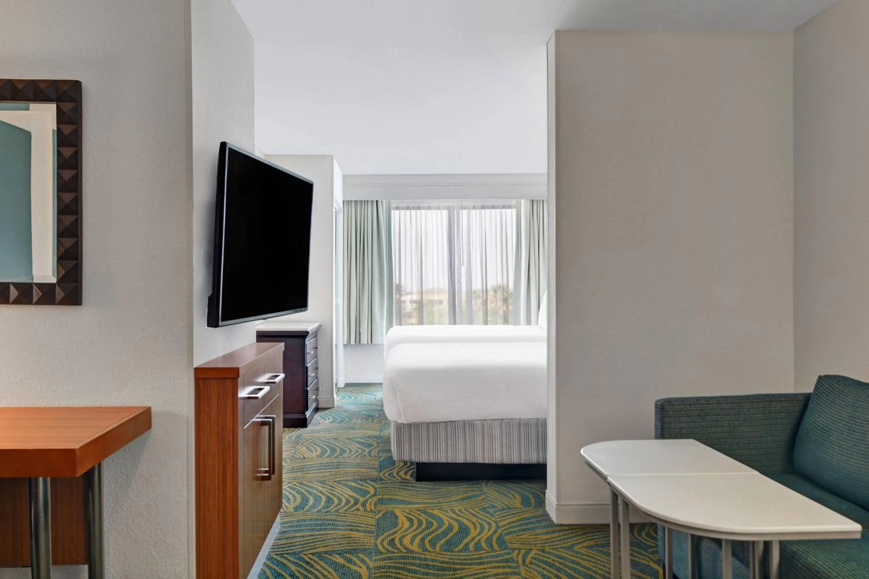 Photo of the whole room, Bed in Springhill Suites Jacksonville