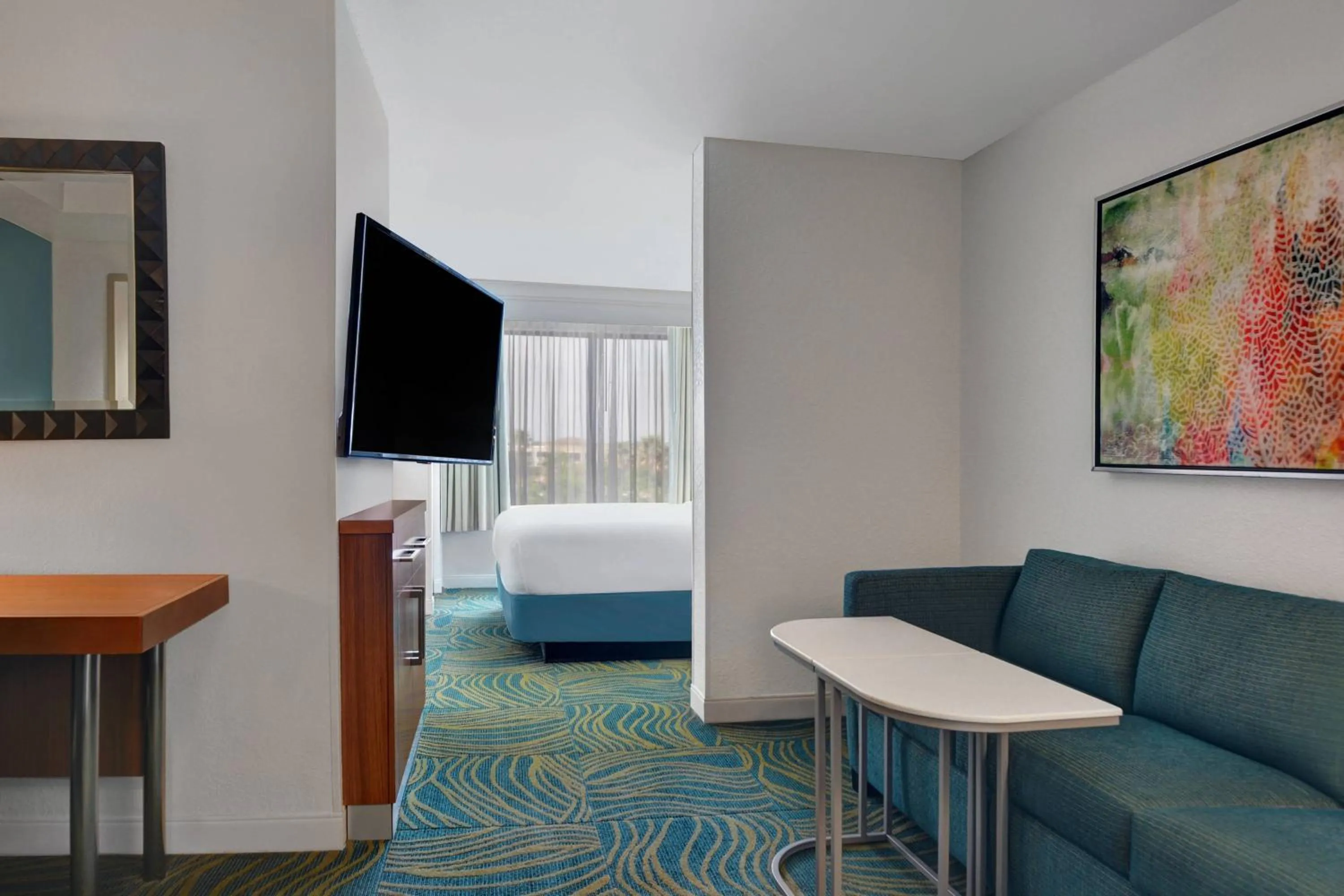 Photo of the whole room, Bed in Springhill Suites Jacksonville