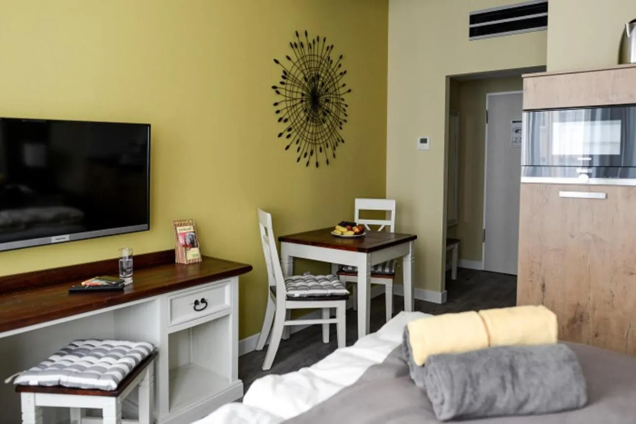 Decorative detail in Hausner`s Hotel- Studio Apartments