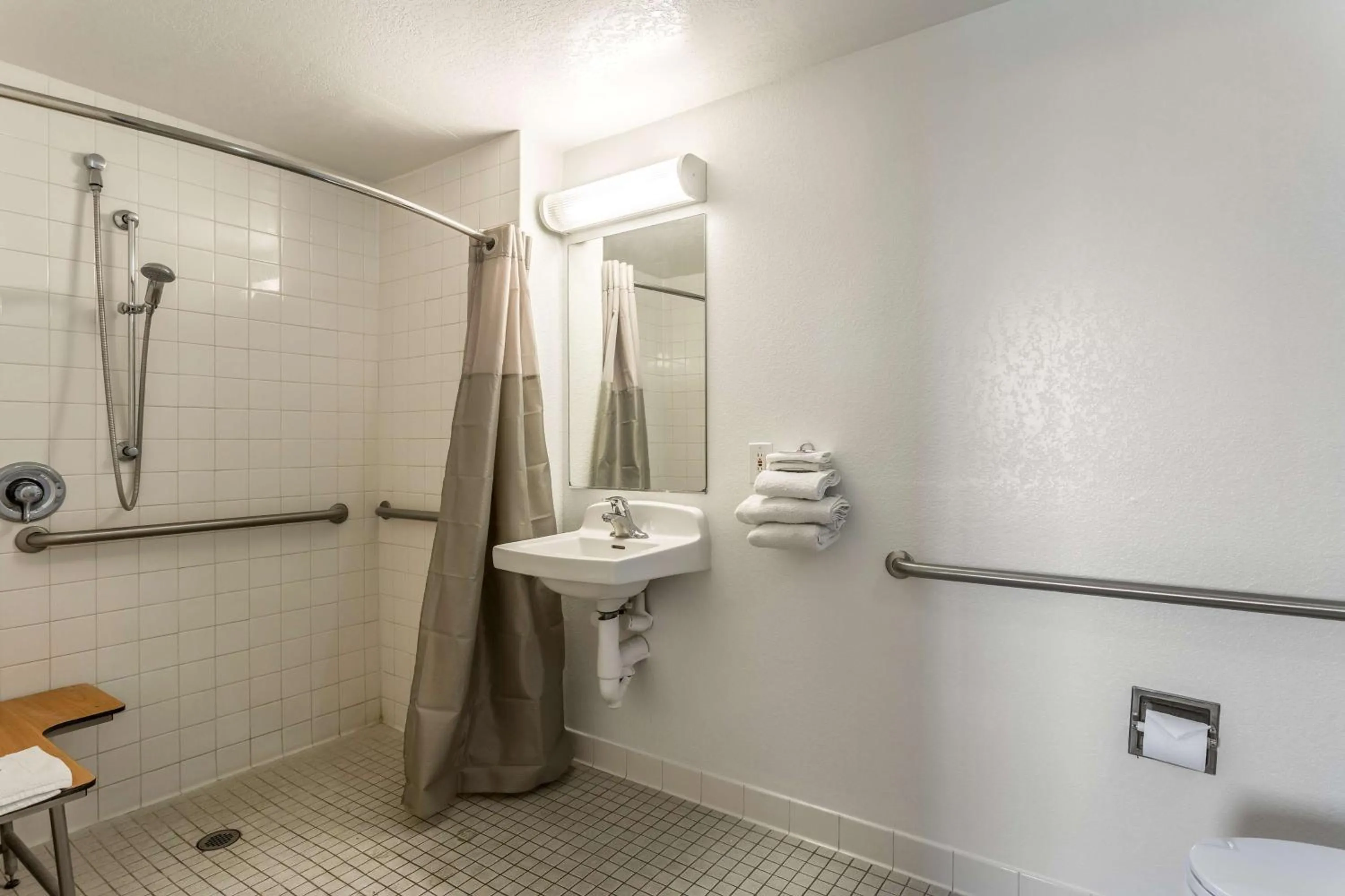 Bathroom in Motel 6-Needles, CA