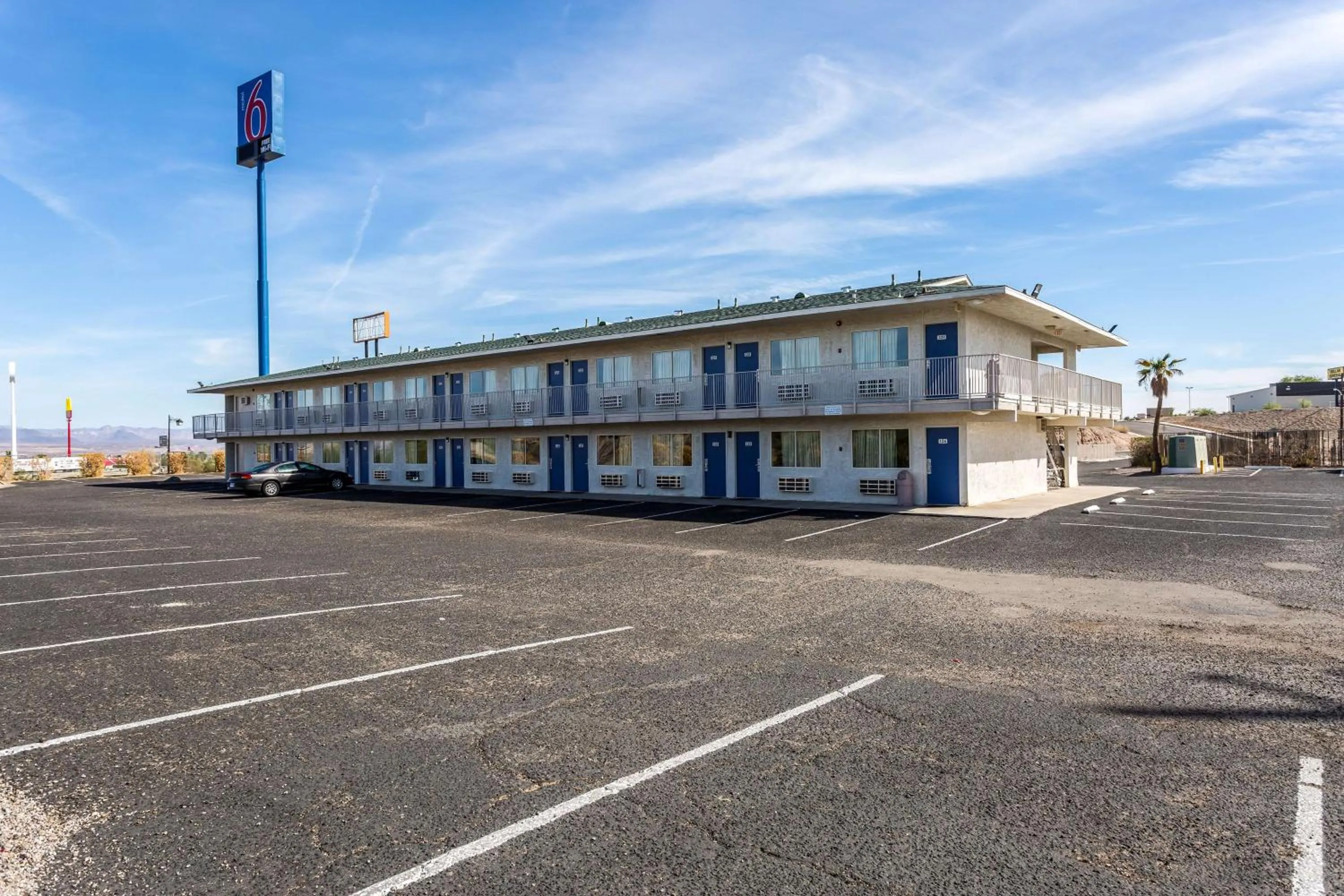 Property building in Motel 6-Needles, CA