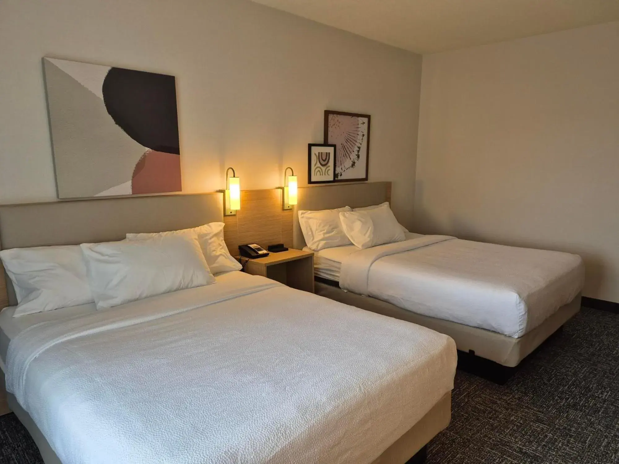 Queen Room with Two Queen Beds and Bath Tub - Mobility Accessible in Spark by Hilton Lancaster Queen Room with Two Queen Beds and Bath Tub - Mobility Accessible in Spark by Hilton Lancaster