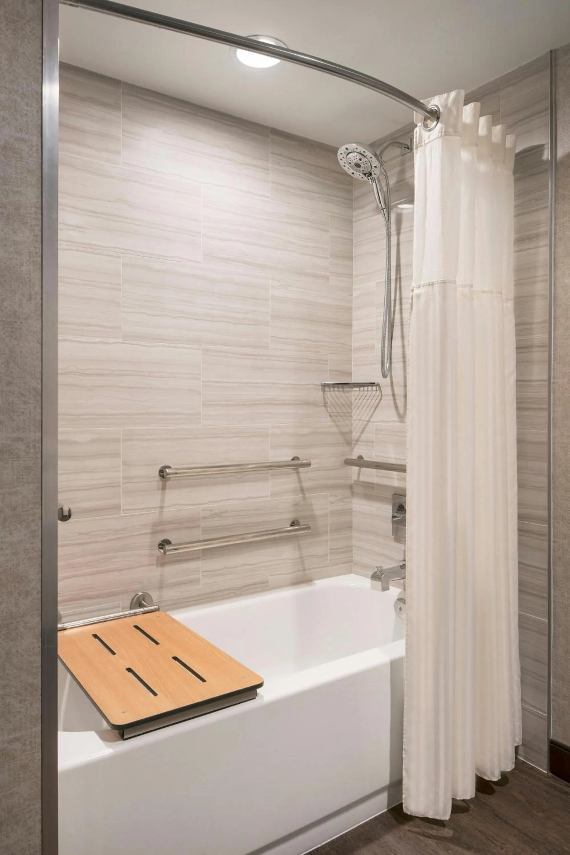 Bathroom in Fullerton Marriott at California State University