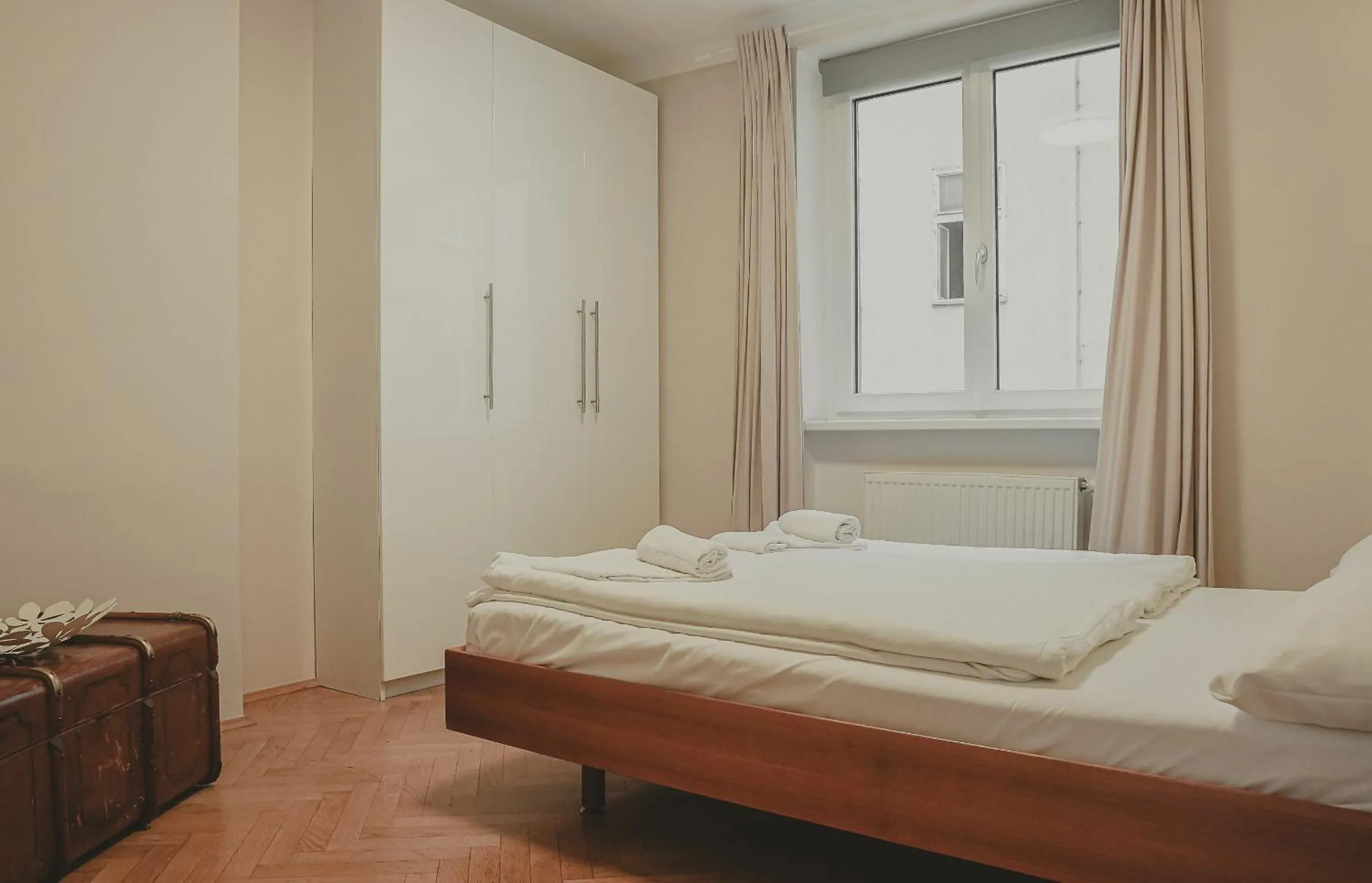 Bed in HeyMi Apartments Schwedenplatz