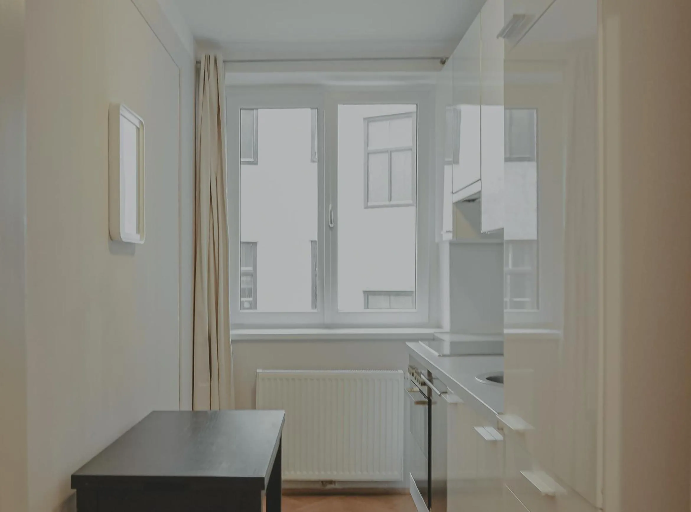 kitchen in HeyMi Apartments Schwedenplatz