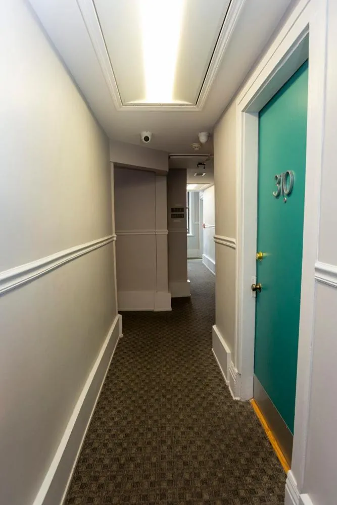 Property building in Chicago Parthenon Hostel