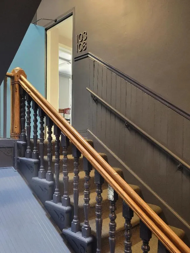 Property building in Chicago Parthenon Hostel