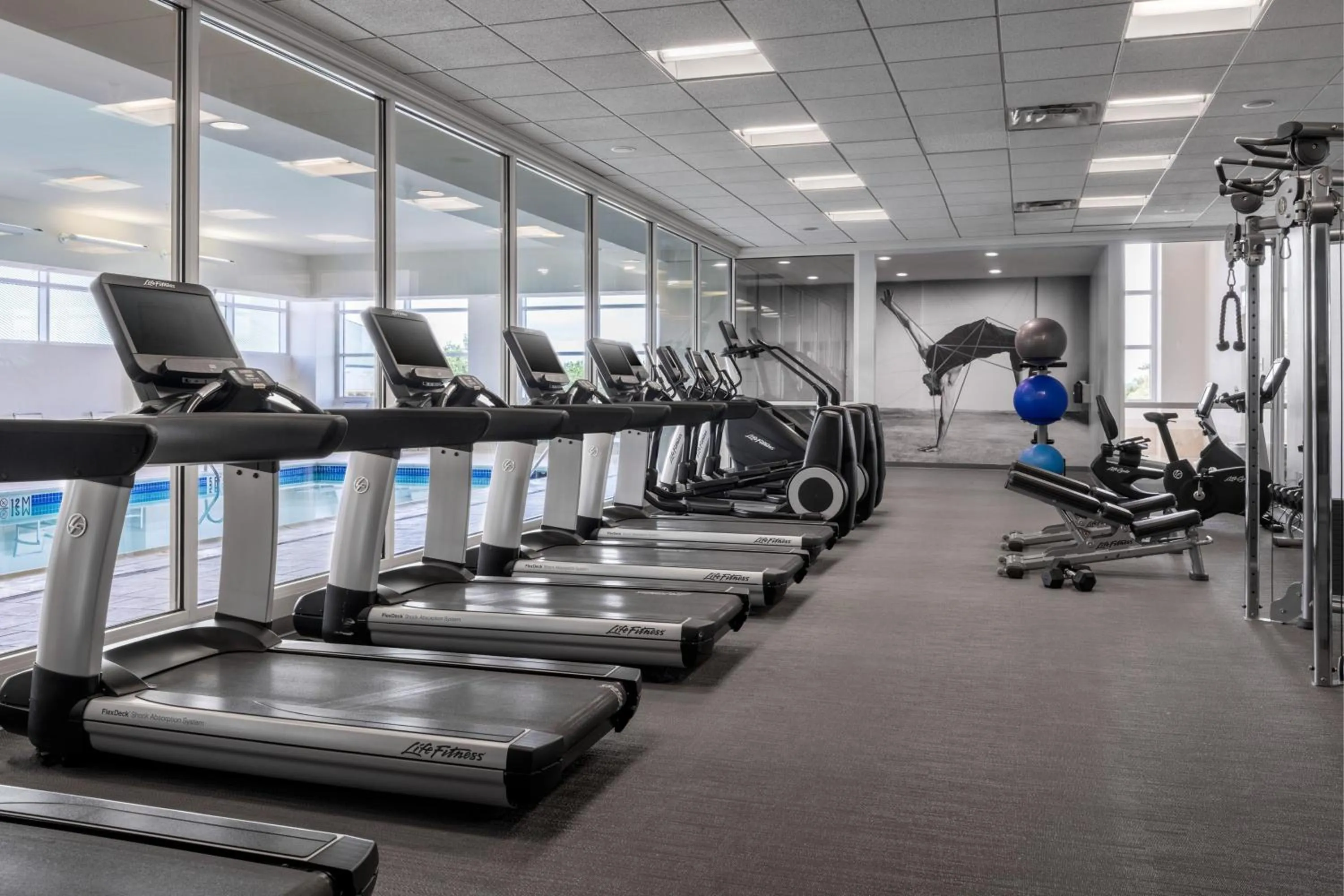 Fitness centre/facilities in Macon Marriott City Center