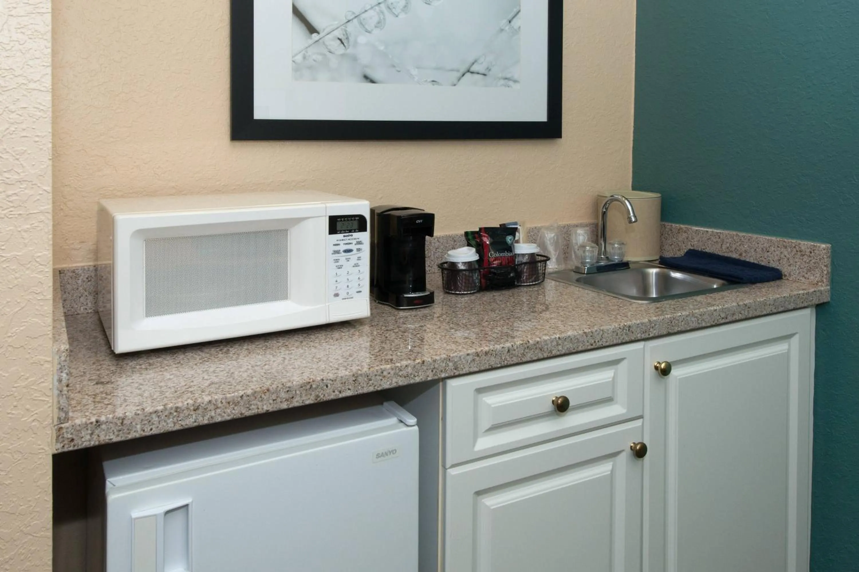 Kitchen or kitchenette in SpringHill Suites by Marriott Orlando North-Sanford